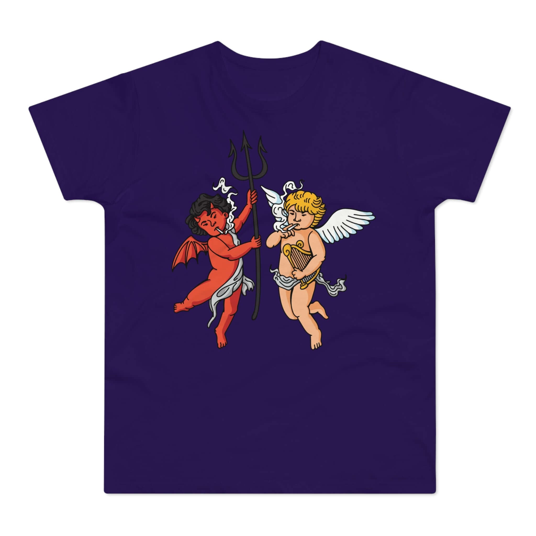 T-shirt med navnet: Which Side Wins This Time...? | T-Shirt Med Tryk.