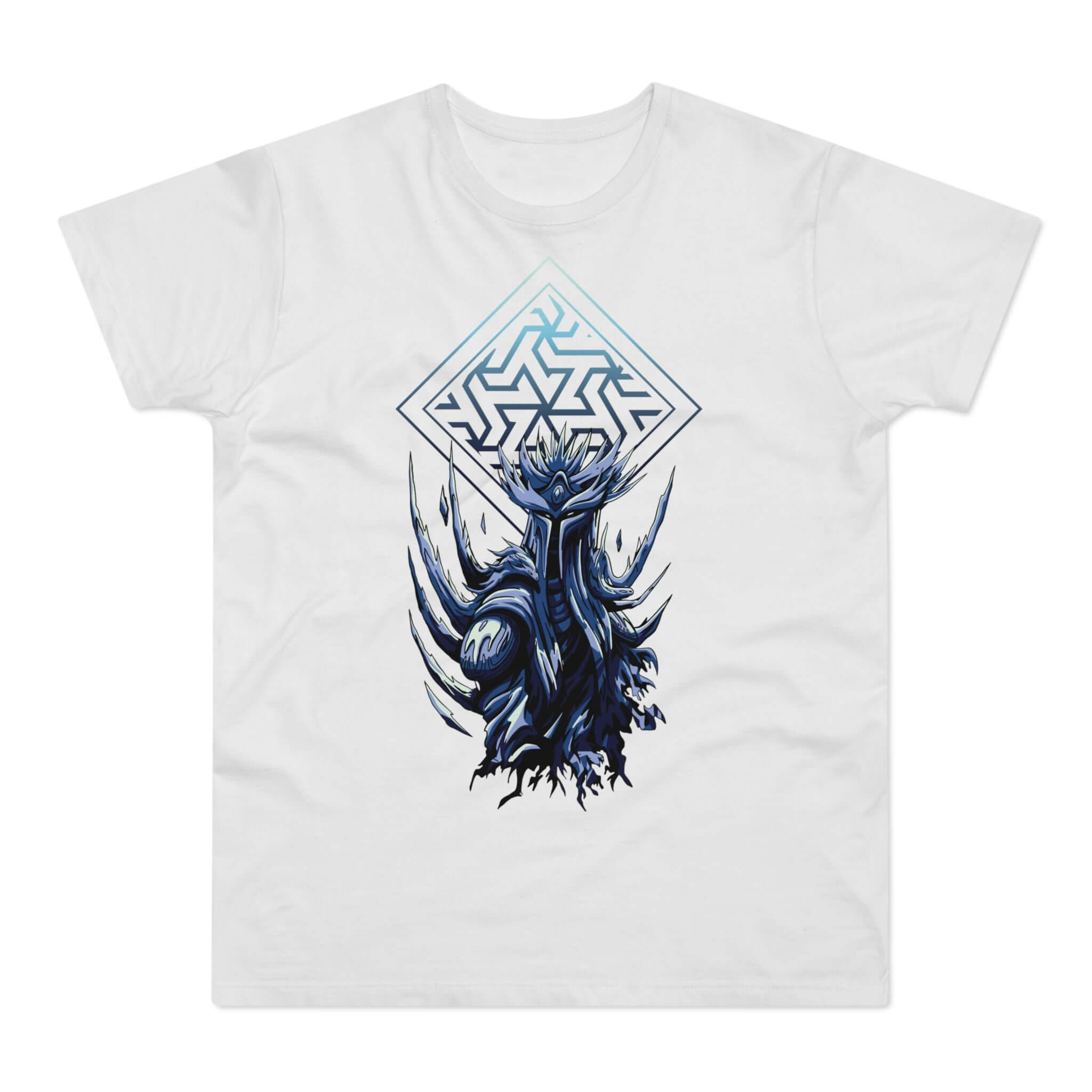 T-shirt med navnet: Kranor, The Dark Warrior King | T-Shirt Med Tryk.