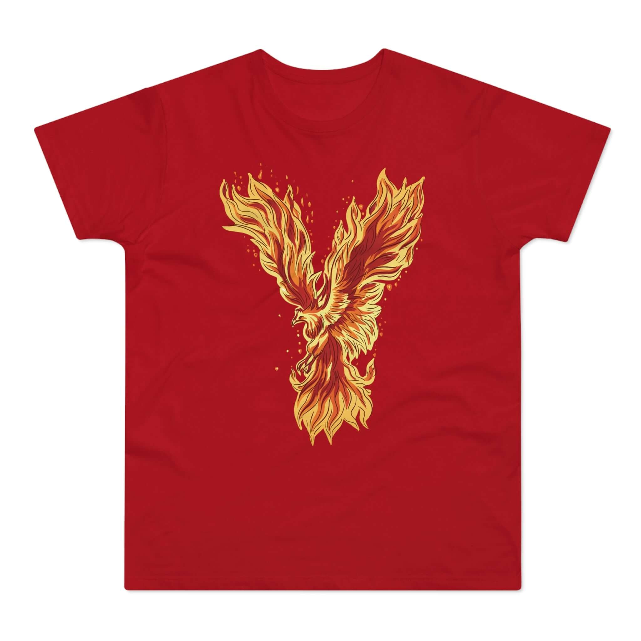 T-shirt med titlen: Redwing, The Legendary Phoenix | T-Shirt Med Tryk.