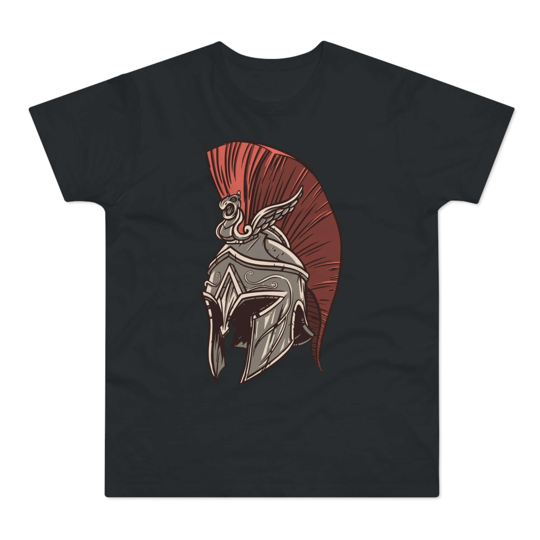 T-shirt med navnet: The Helmet Of Hephairos, Spartian Legend | T-Shirt Med Tryk.