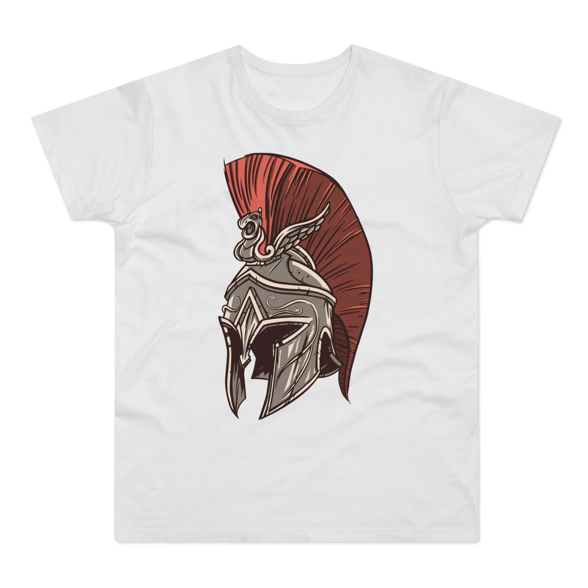 T-shirt med navnet: The Helmet Of Hephairos, Spartian Legend | T-Shirt Med Tryk.