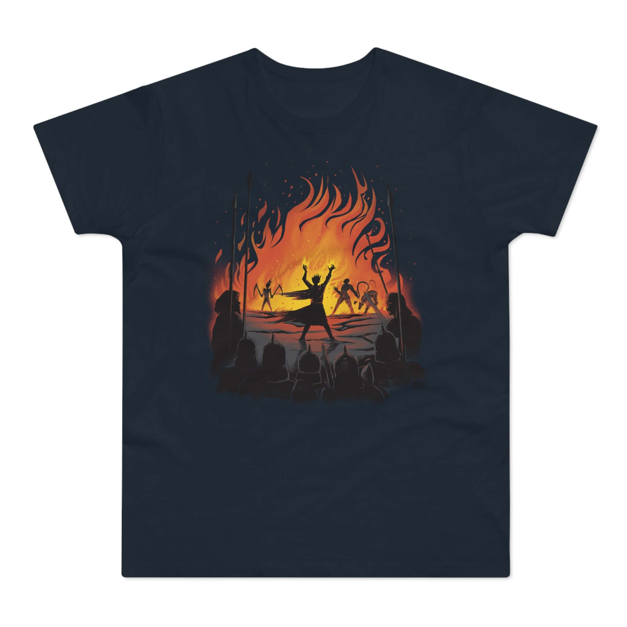 T-shirt med navnet: When Tranos Burnt The Whole Enemies Army | T-Shirt Med Tryk.