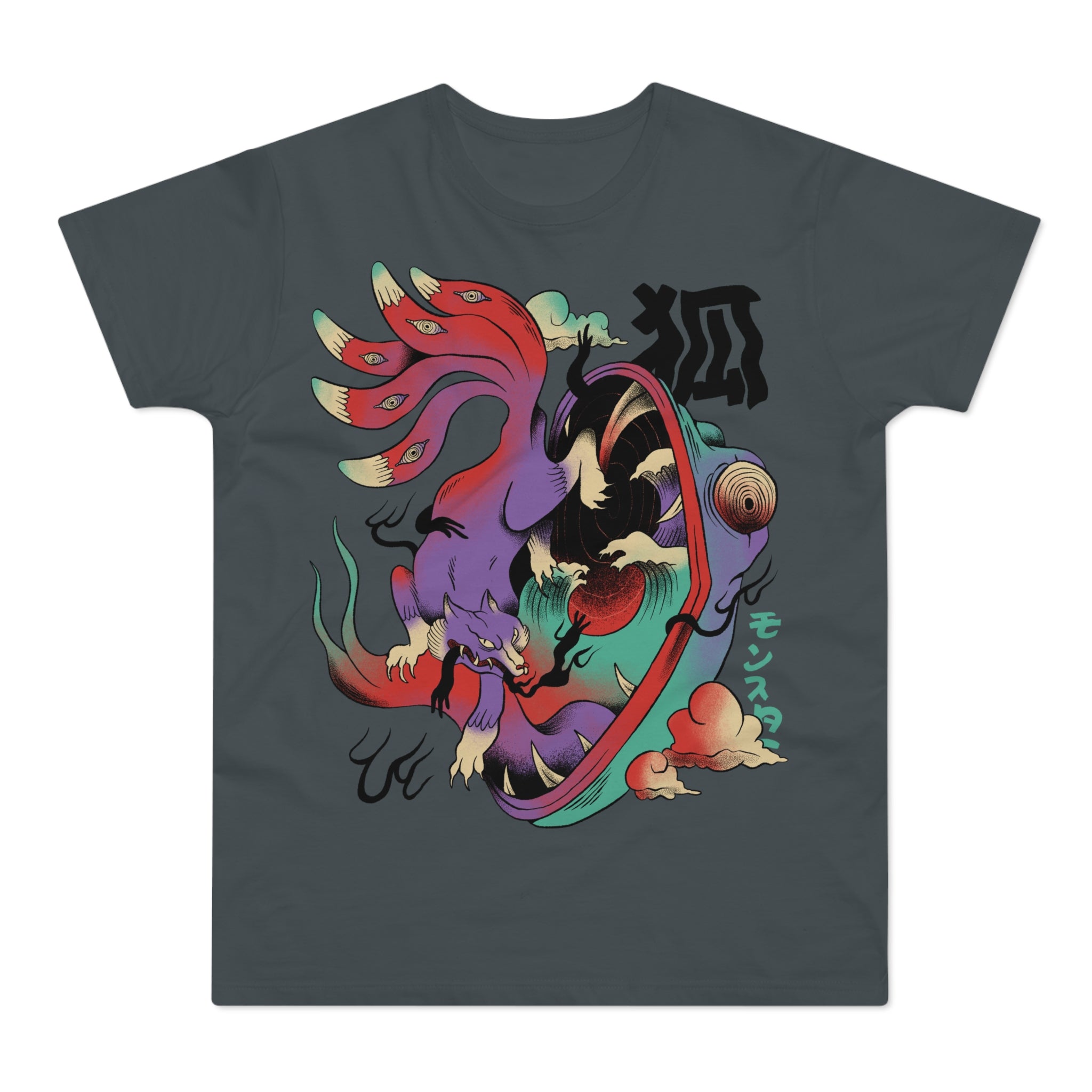 T-shirt med navnet: Psychedelic Fox | T-Shirt Med Tryk.