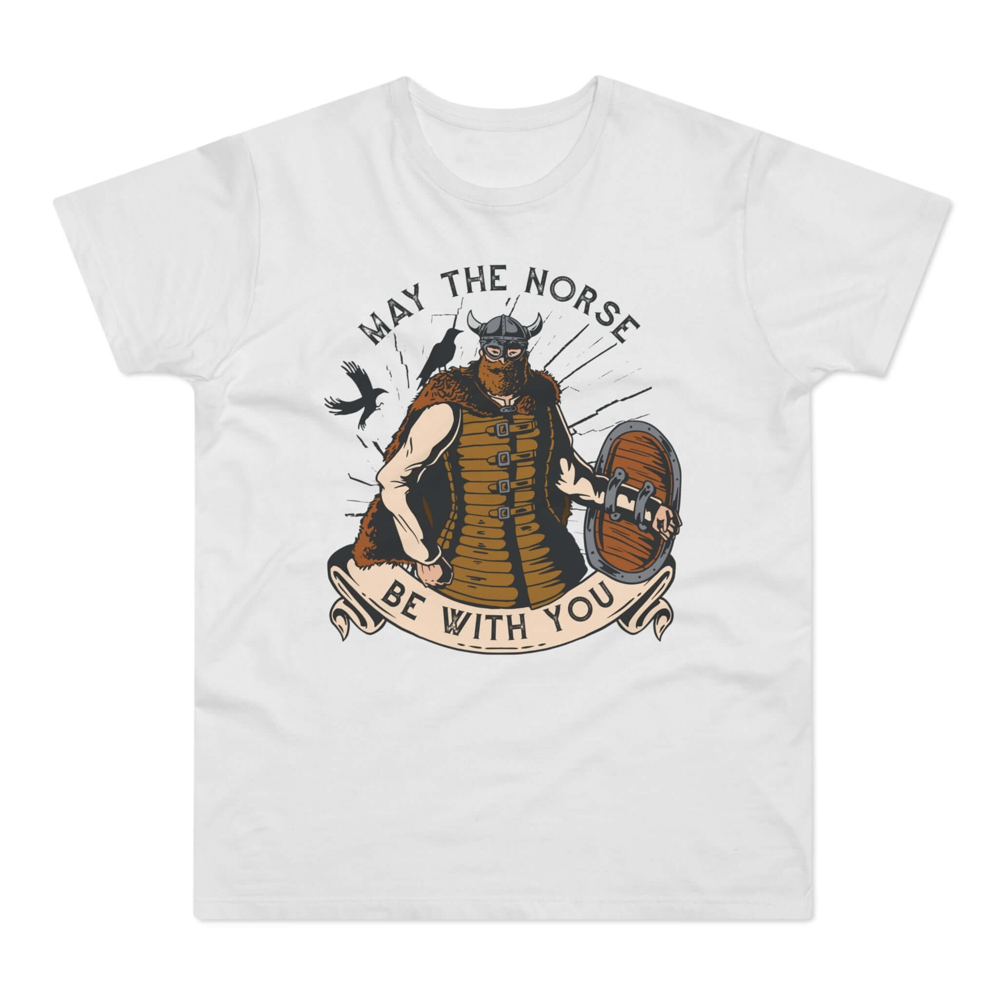 T-shirt med titlen: May The Norse Be With You | T-Shirt Med Tryk.
