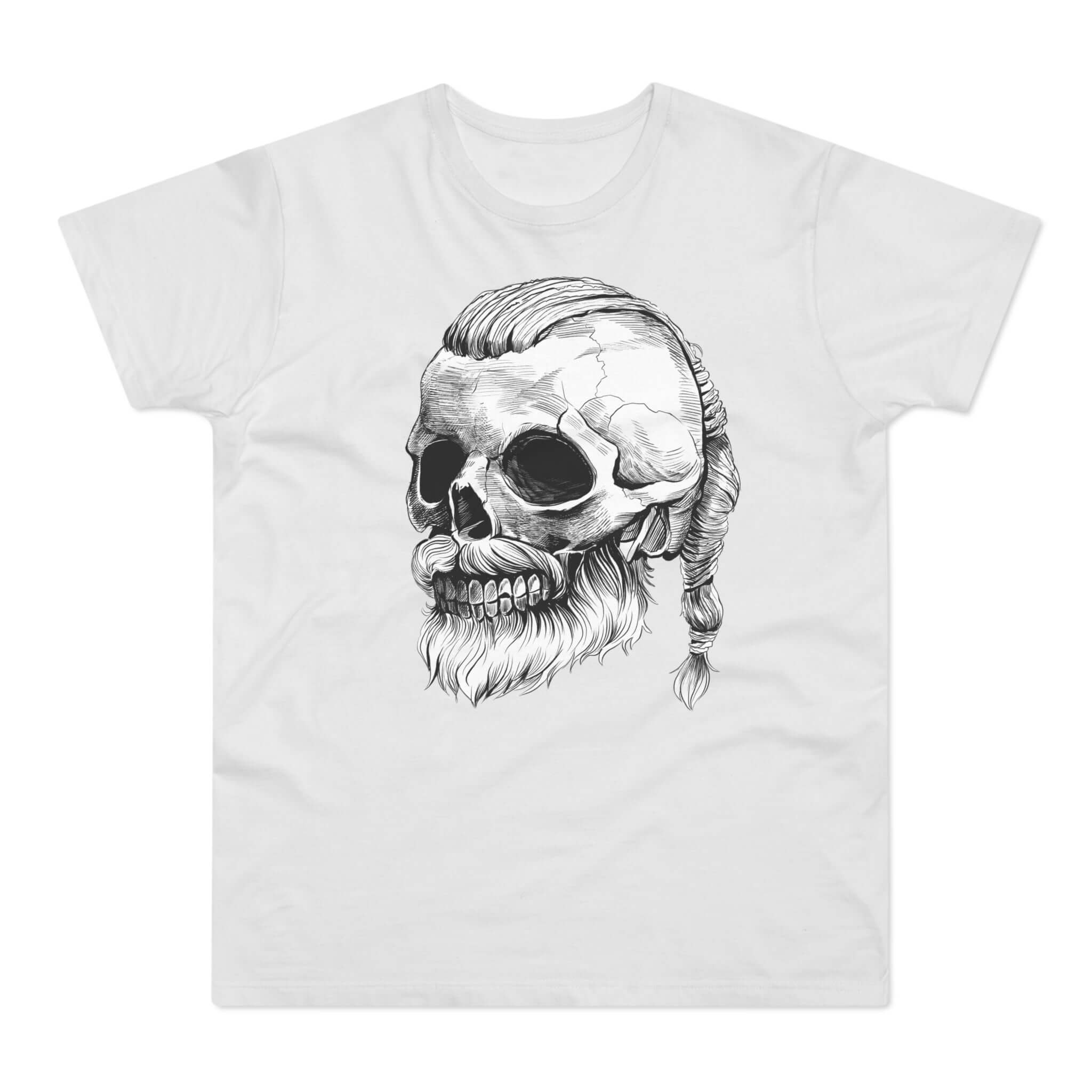 T-shirt med navnet: The Pure Beauty Of A Viking Skull | T-Shirt Med Tryk | A NERD'S TALE T-Shirt Med Print