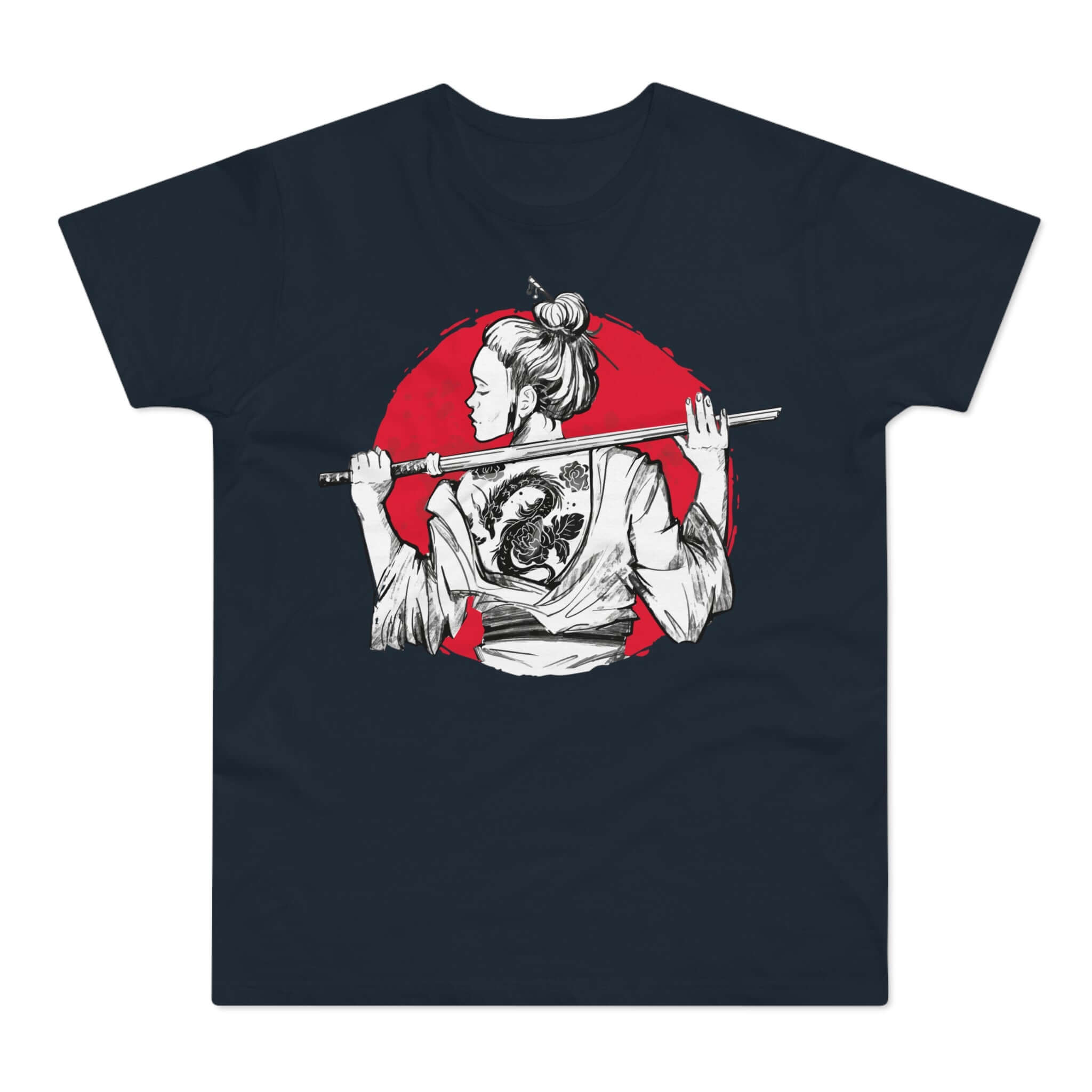 T-shirt med navnet: Haruka, The Beautiful and Deadly Assassin | T-Shirt Med Tryk.