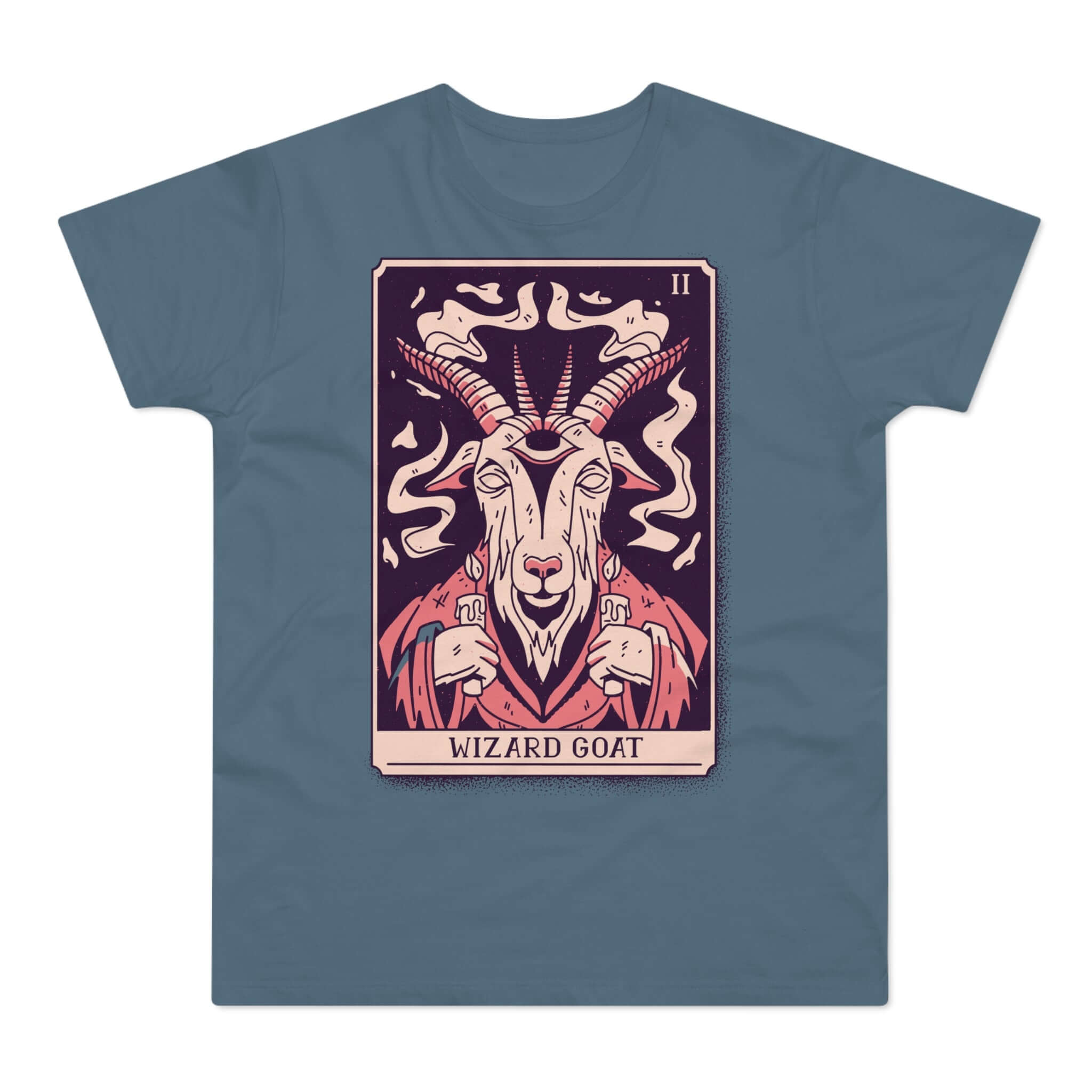 T-shirt med navnet: Mehzenor, Master Wizard Of The Goats | T-Shirt Med Tryk.
