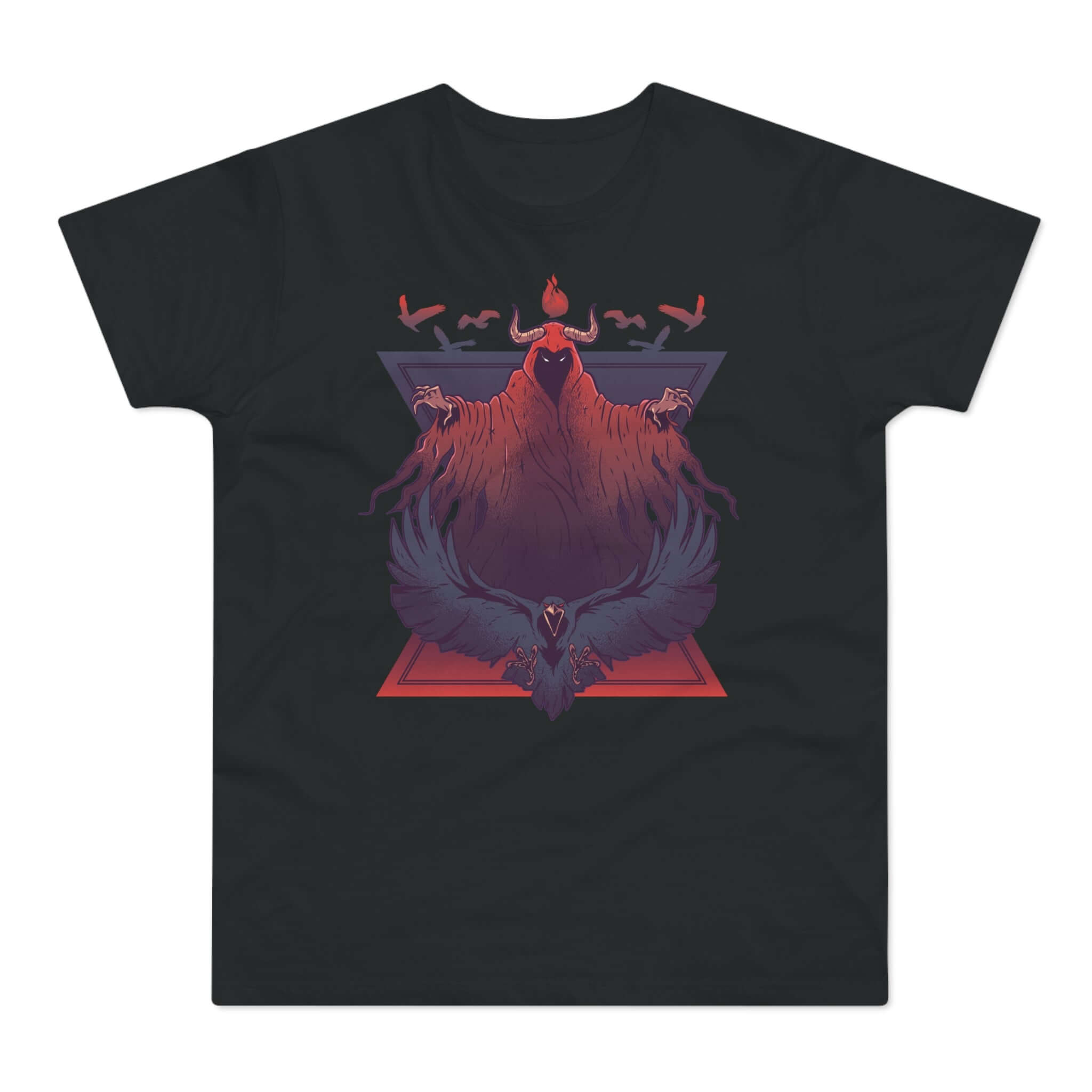 T-shirt med navnet: Korvarius, Dark Lord Of The Raven Army | T-Shirt Med Tryk.