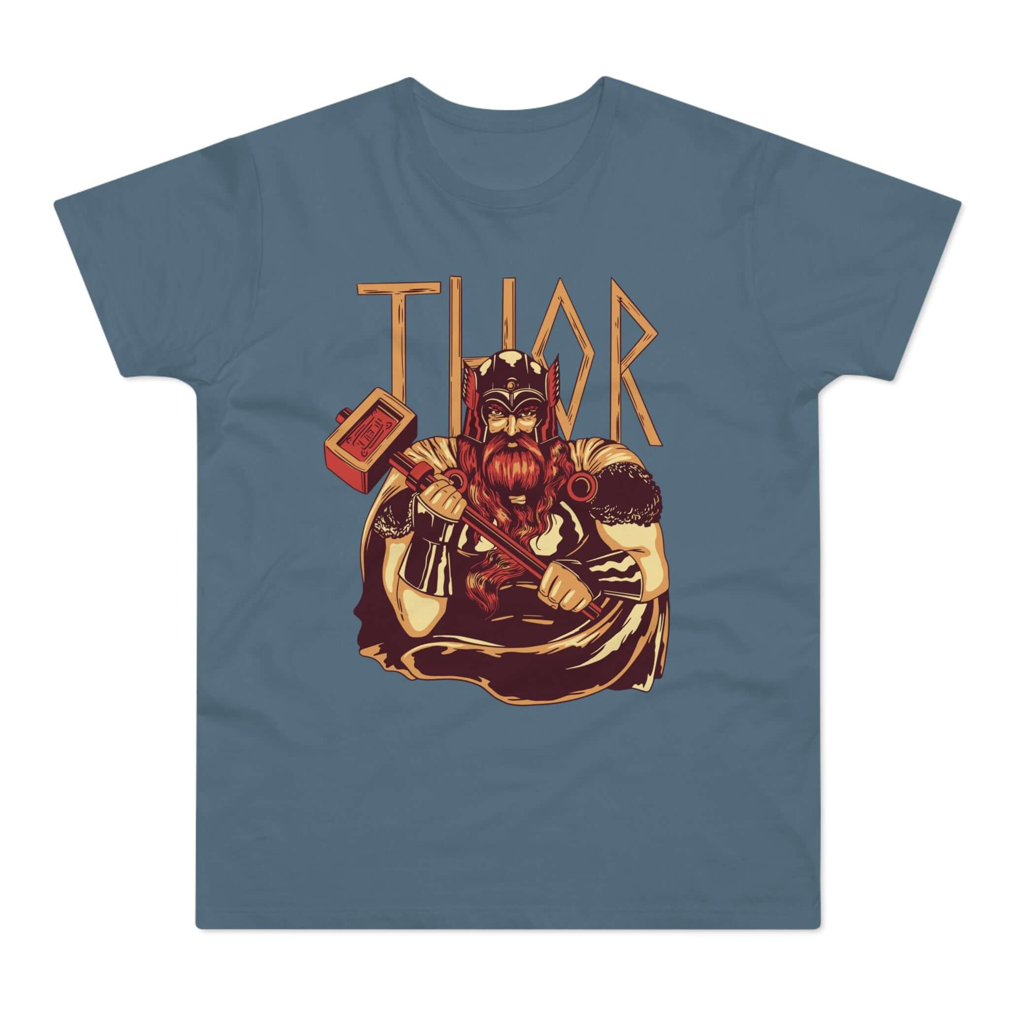T-shirt med titlen: Thor - Ready For The Battle | T-Shirt Med Tryk.