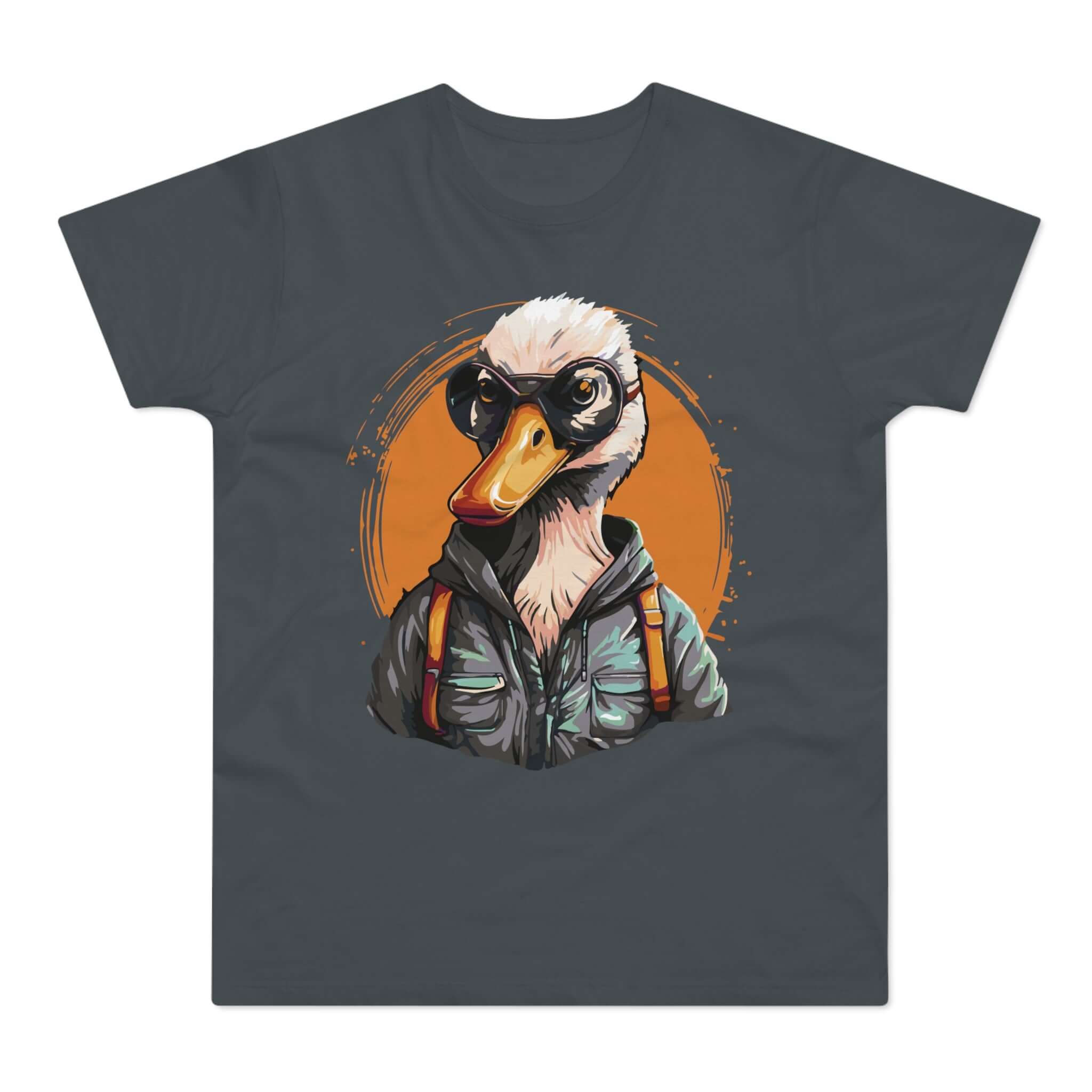 T-shirt med navnet: Indiana Quack On His Adventure | T-Shirt Med Tryk.