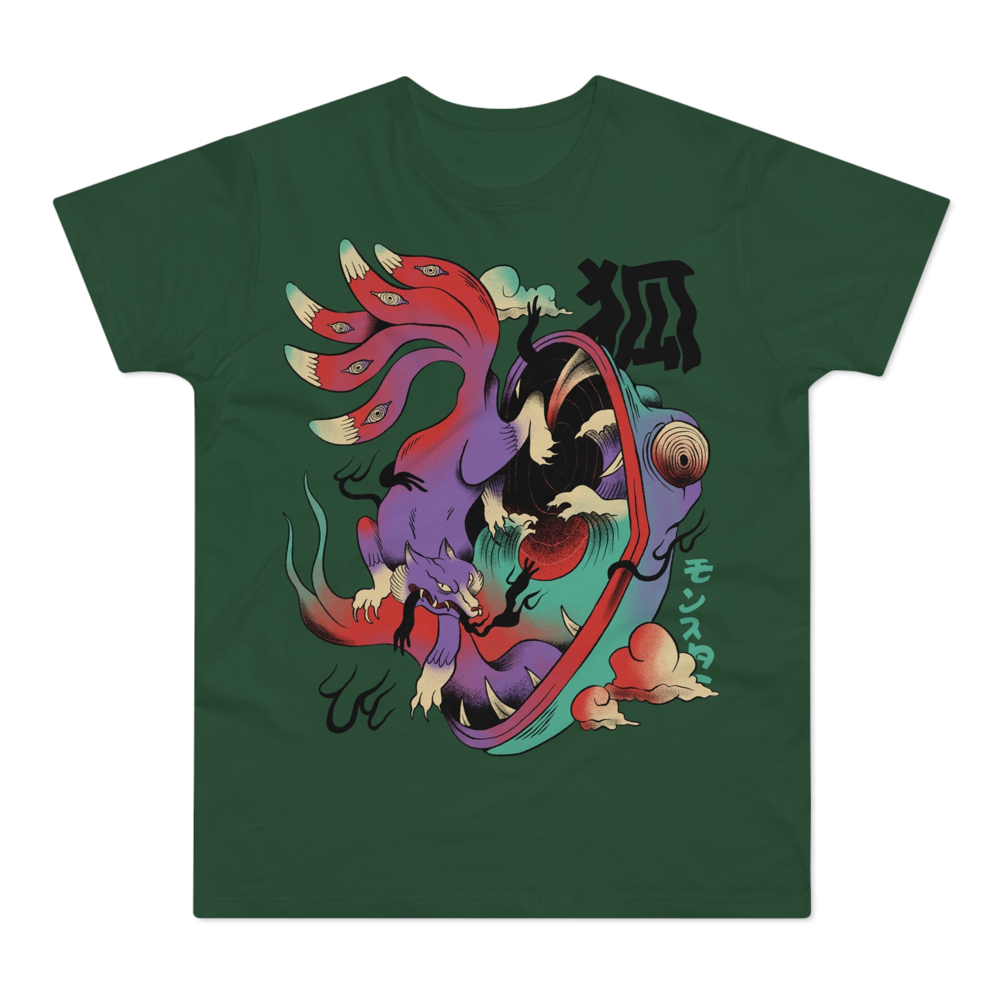 T-shirt med navnet: Psychedelic Fox | T-Shirt Med Tryk.