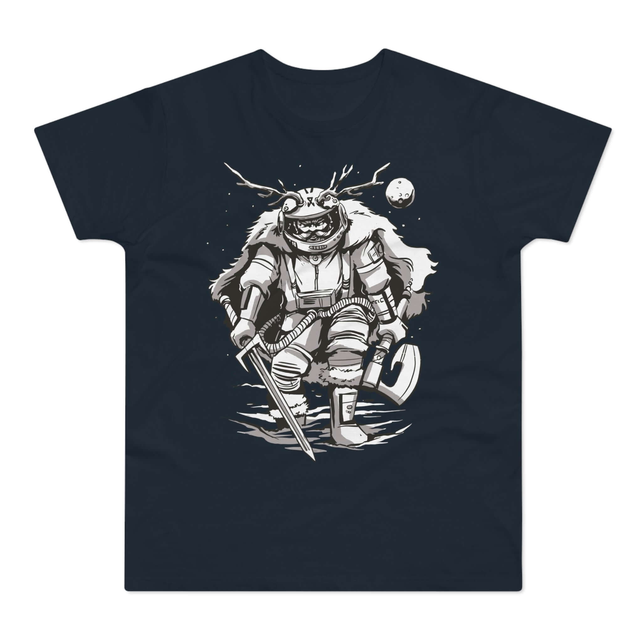 T-shirt med titlen: Who Said They Would Only Raid On Earth? | T-Shirt Med Tryk.