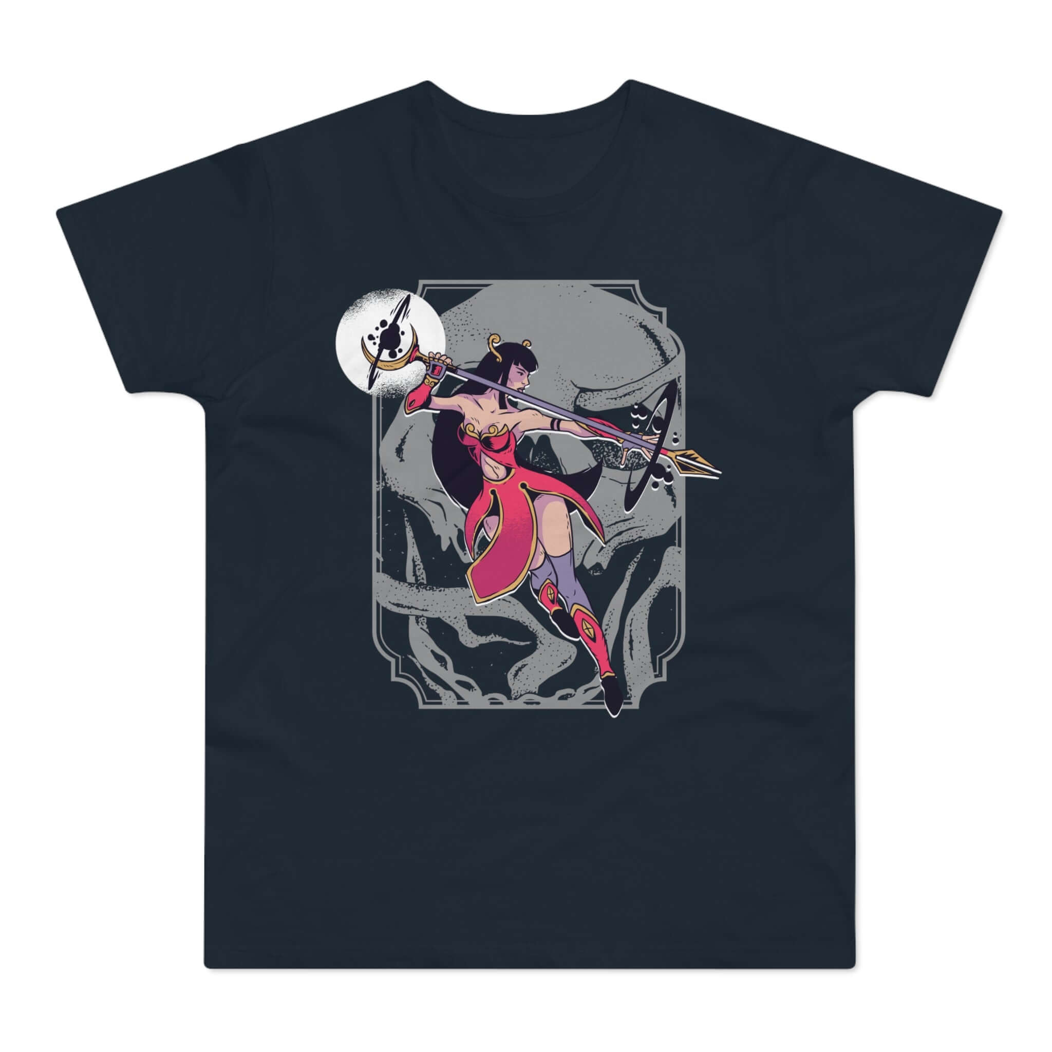 T-shirt med navnet: Xandria, Highest Defender Of Her Kingdom | T-Shirt Med Tryk.