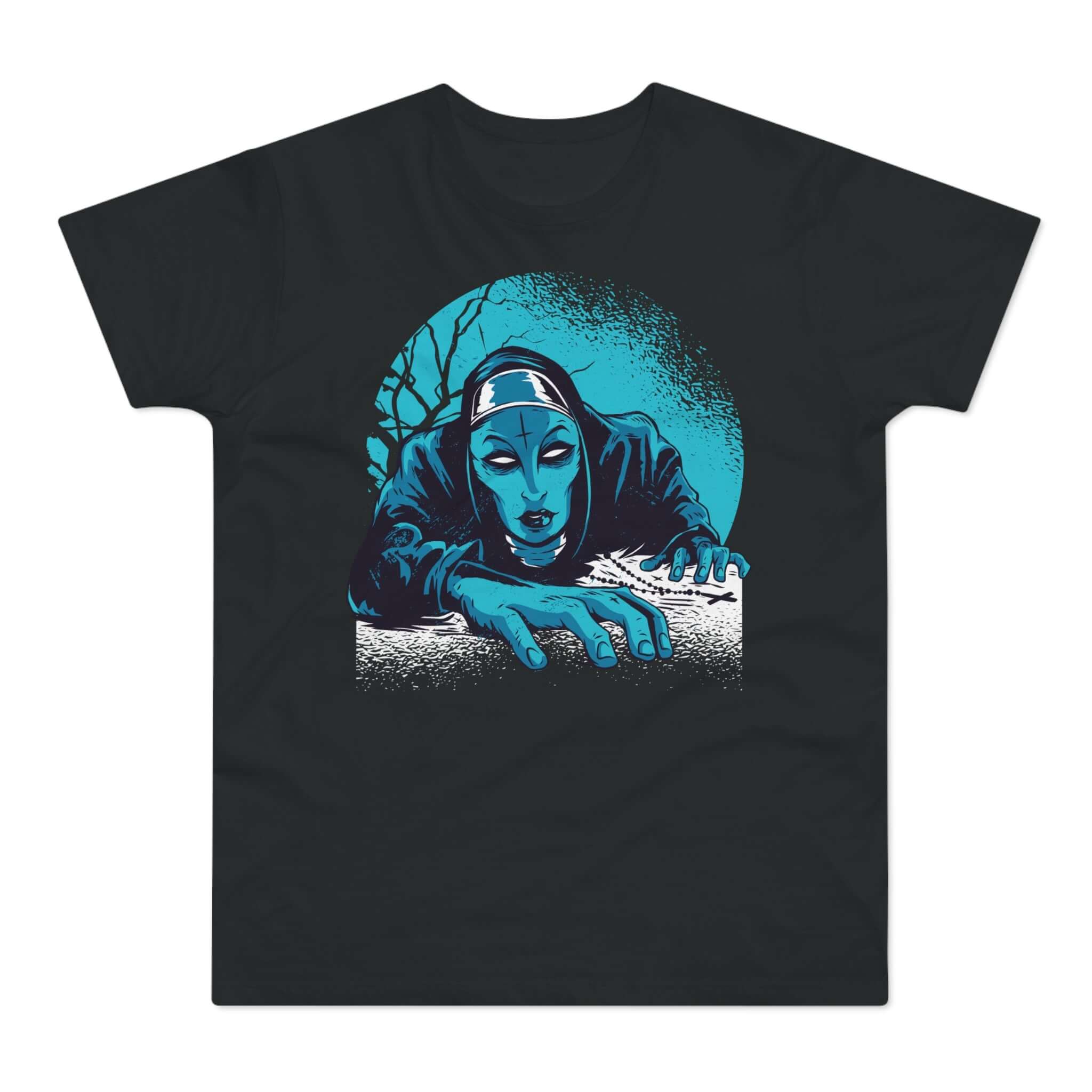 T-shirt med navnet: Sister Mary, Fallen Nun Of St. Michaels | T-Shirt Med Tryk.