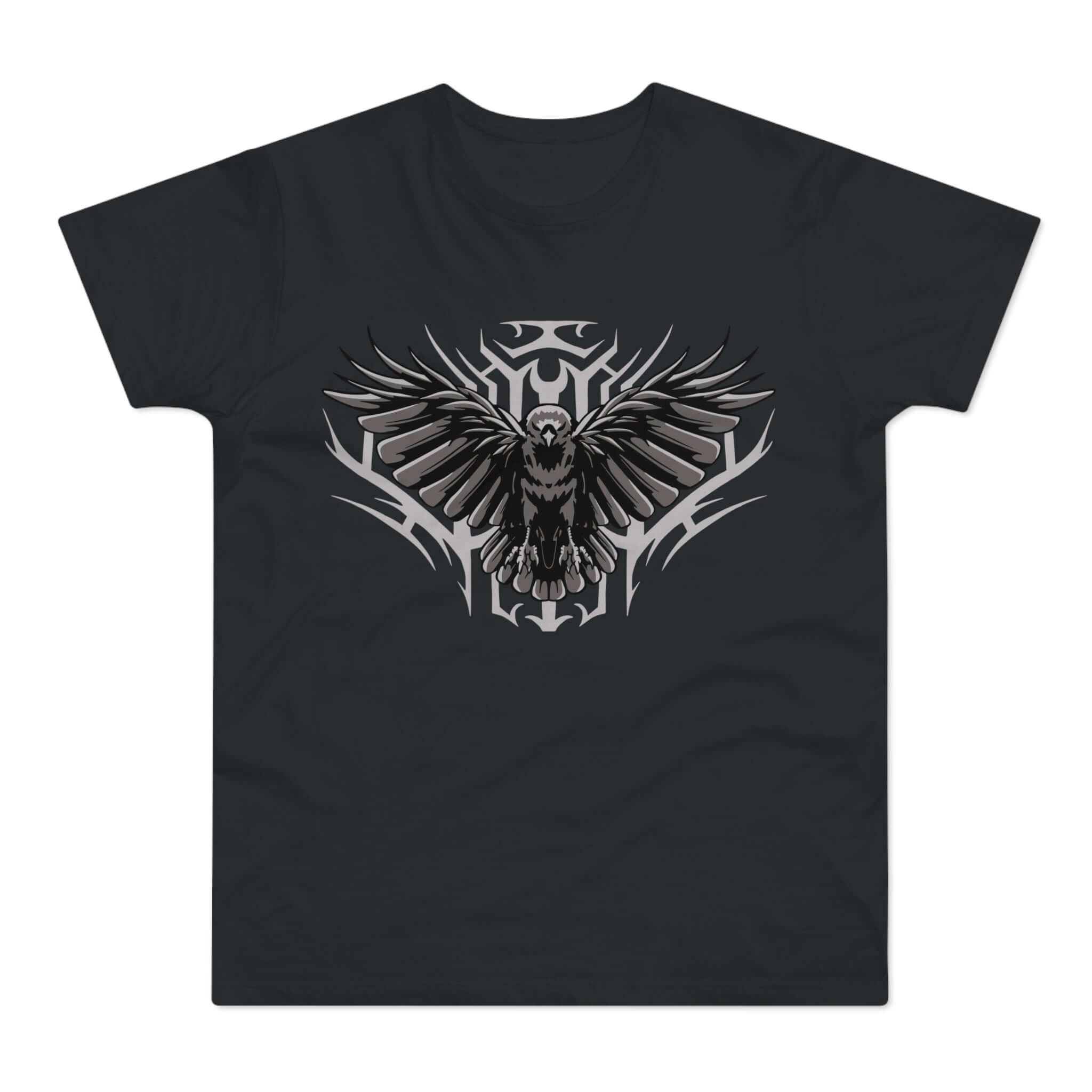 T-shirt med titlen: The Messenger Of The Darkness Arrives | T-Shirt Med Tryk.