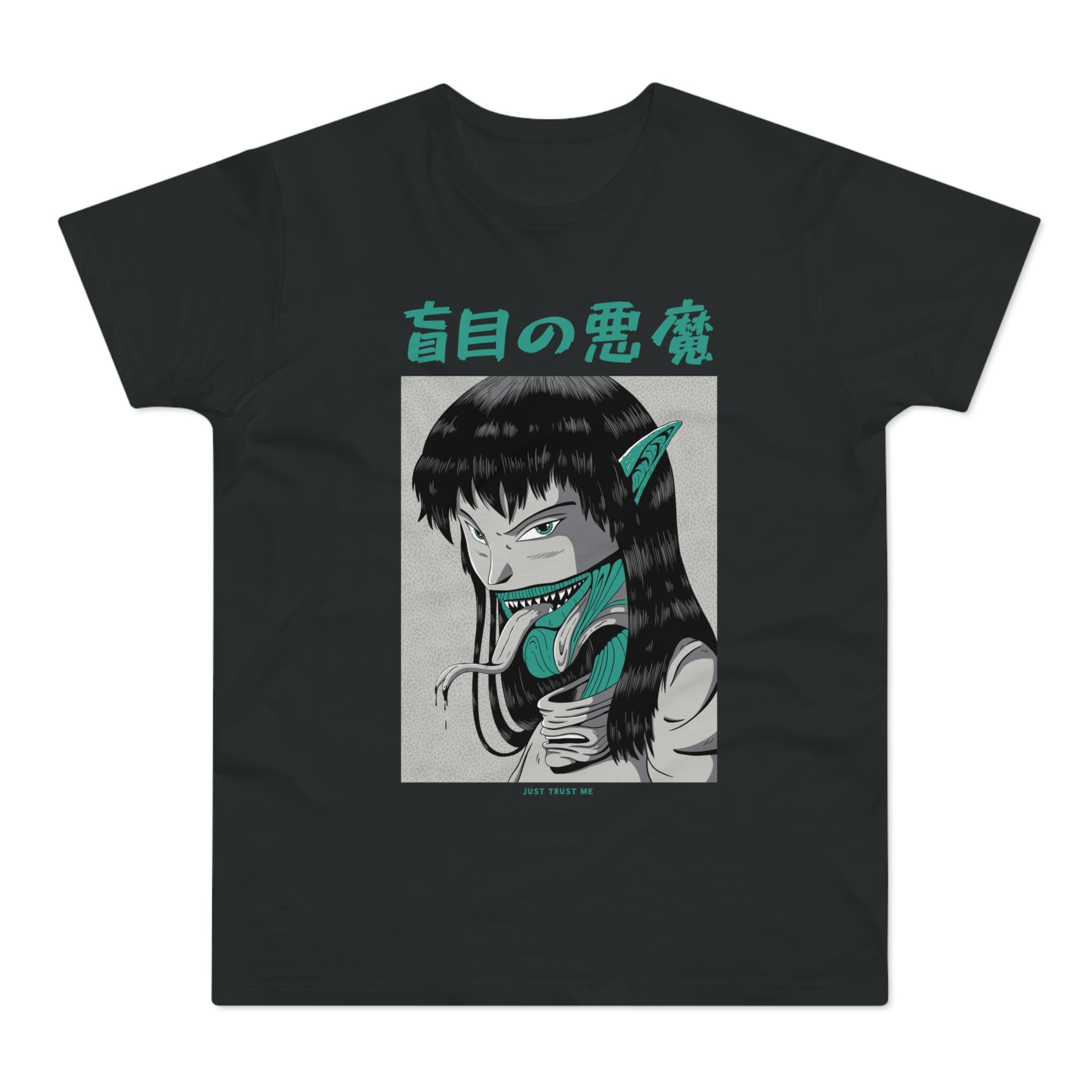 T-shirt med navnet: Sanako, Demon Of Hearing | T-Shirt Med Tryk.