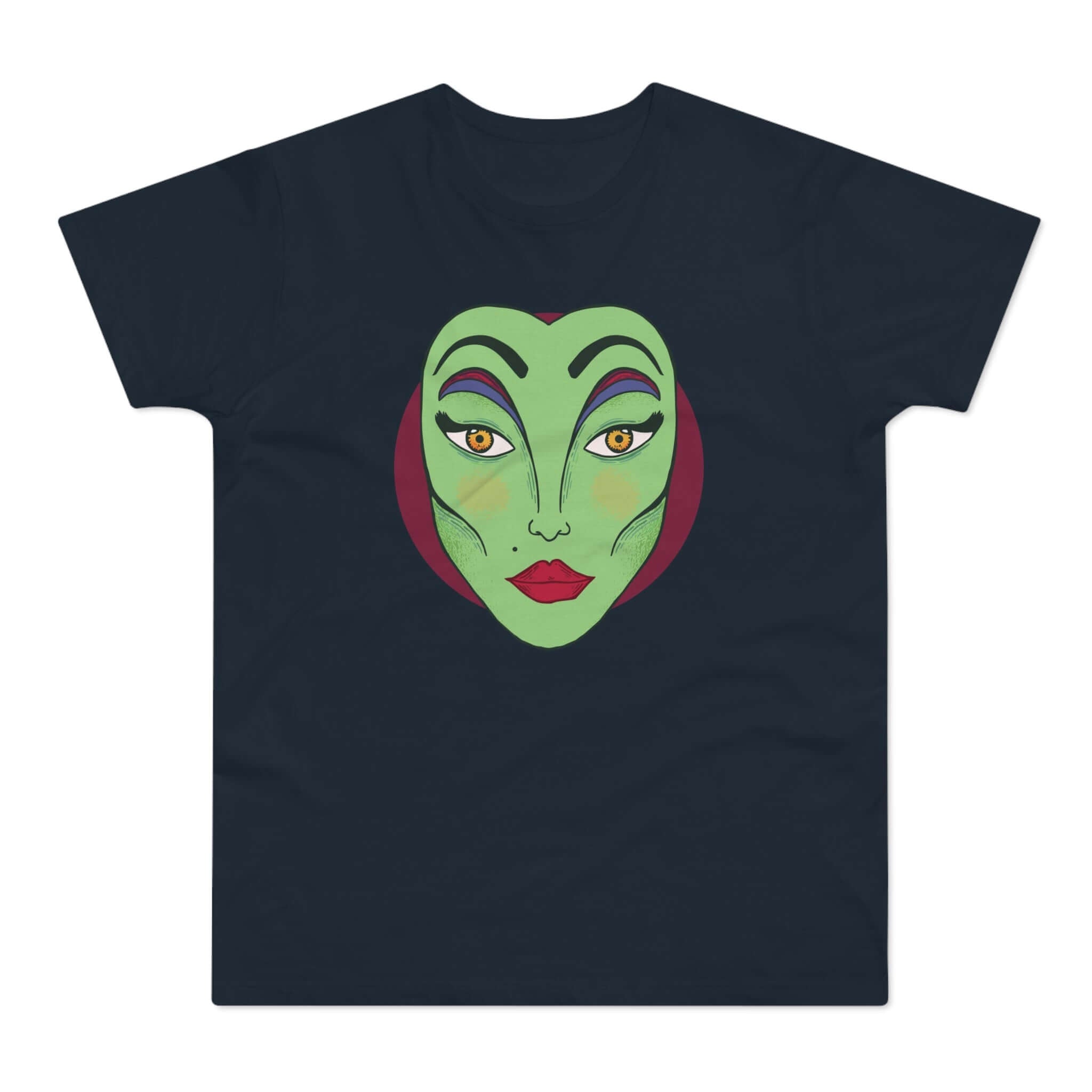 T-shirt med navnet: The Mask Of The Witch Seronia | T-Shirt Med Tryk.