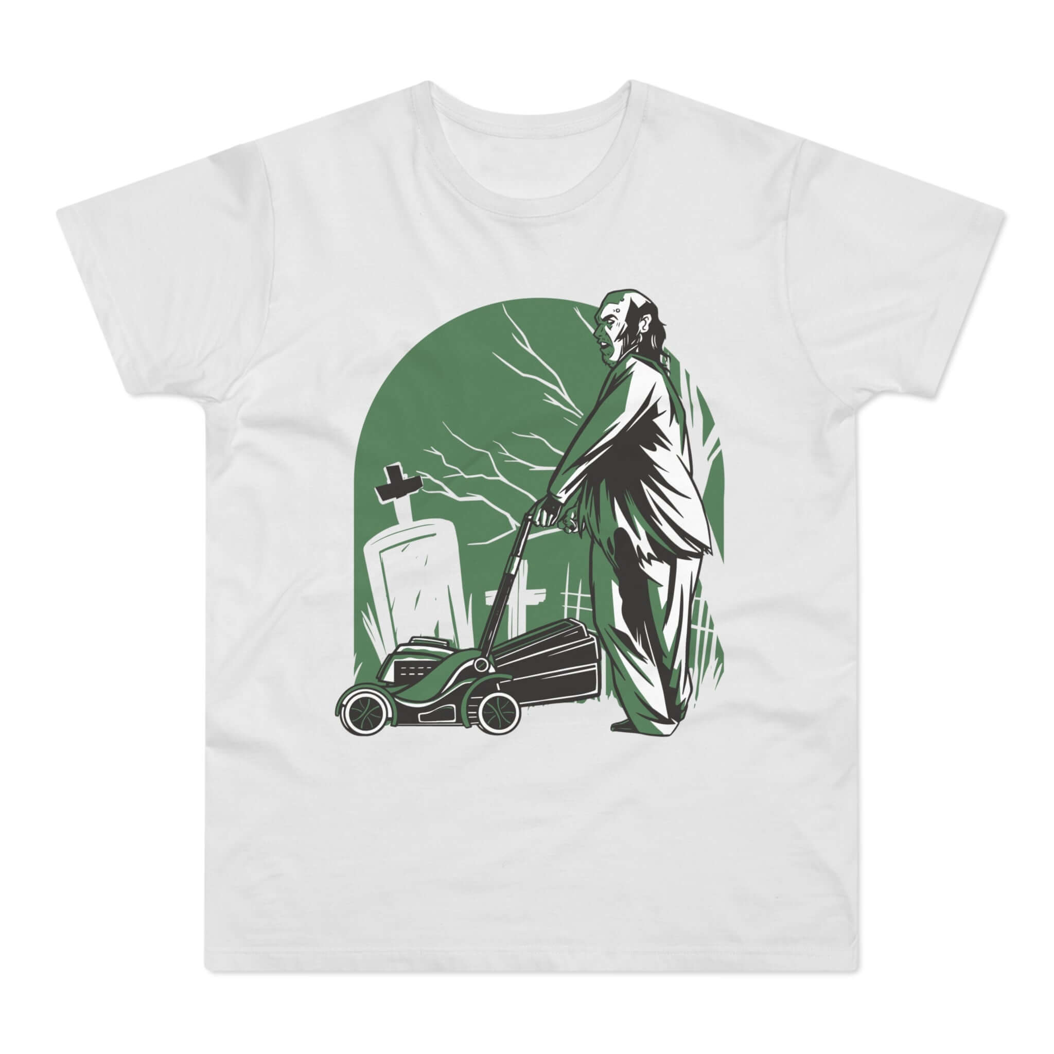 T-shirt med navnet: He Loves Clean Cuts - In The Meadow | T-Shirt Med Tryk.