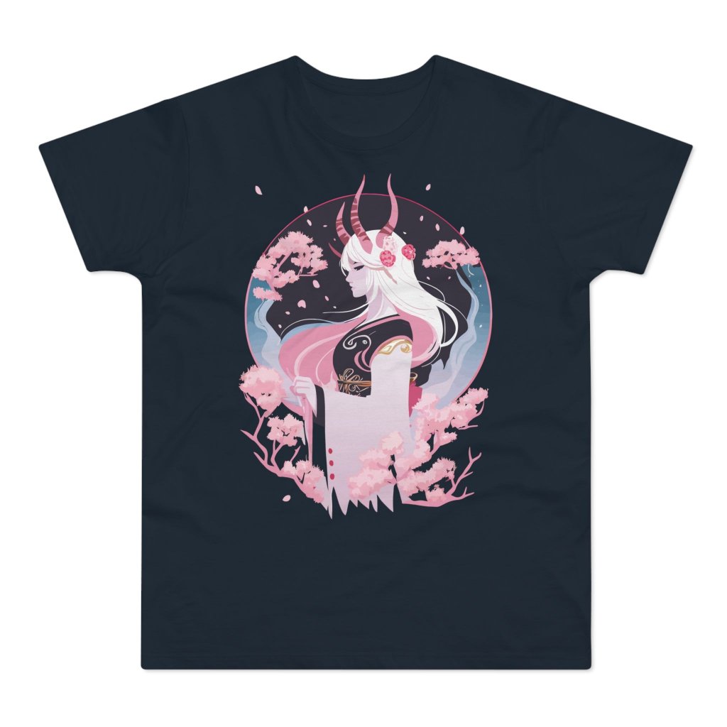T-shirt med navnet: Asako, Demoness Of Flowers | T-Shirt Med Tryk.
