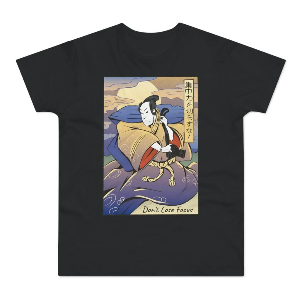 T-shirt med navnet: Don't Lose Focus | T-Shirt Med Tryk.