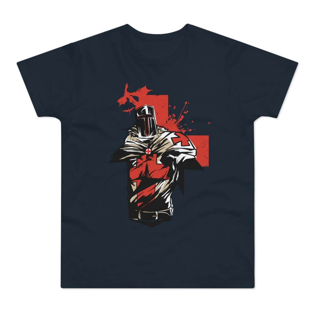 T-shirt med navnet: For The Holy Cross! | T-Shirt Med Tryk.