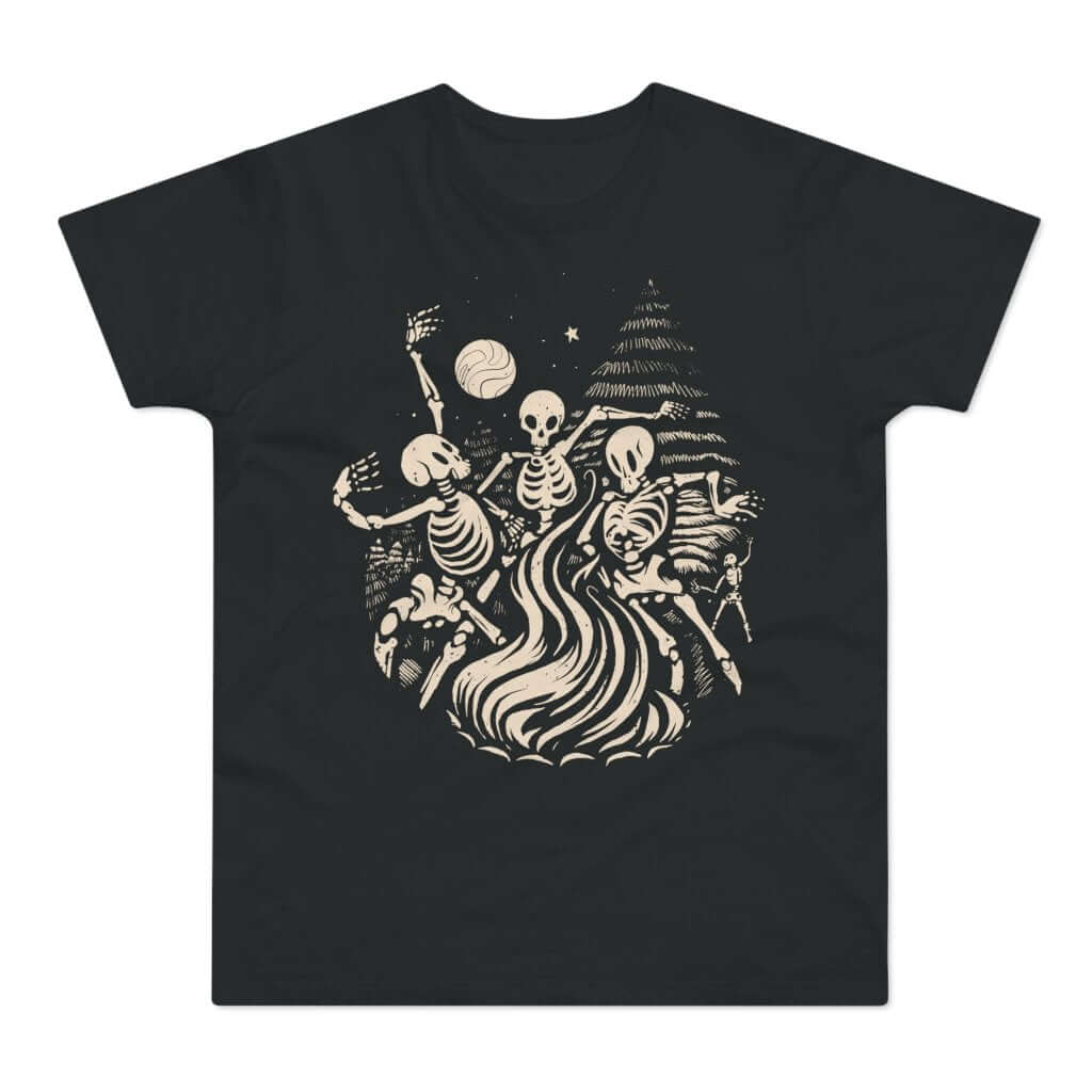 T-shirt med titlen: Danse Macabre - Or: Dance Of The Dead | T-Shirt Med Tryk.
