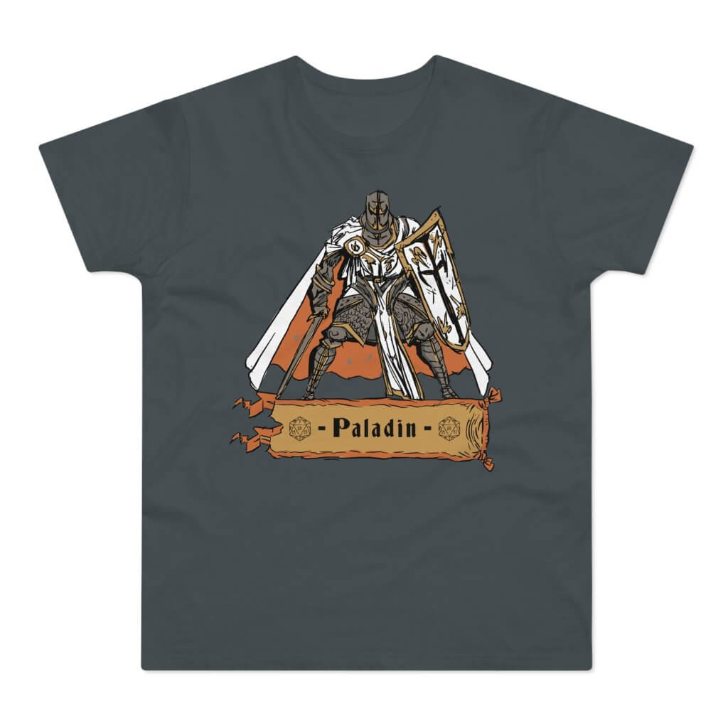 T-shirt med navnet: Choose Your Role, Adventurer! | T-Shirt Med Tryk.