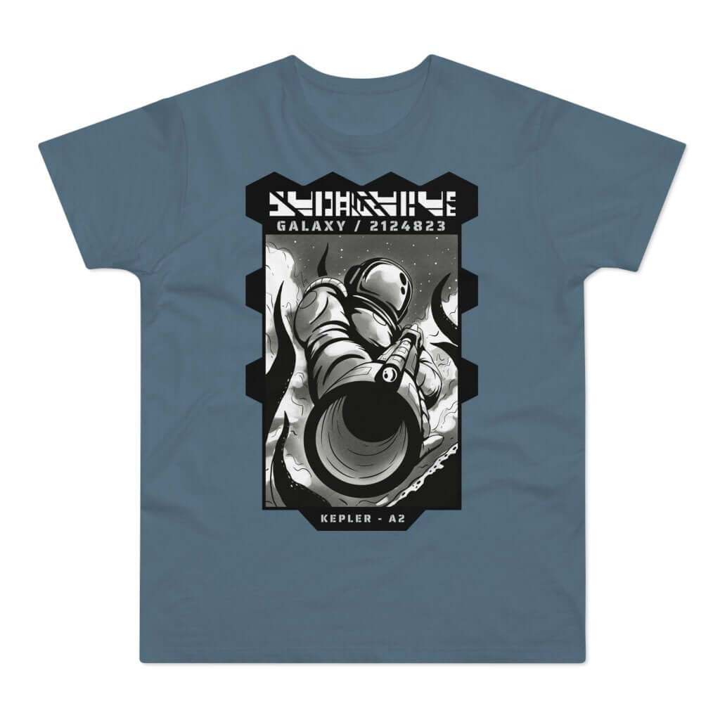 T-shirt med titlen: 'Resistance Is Futile.' | T-Shirt Med Tryk.