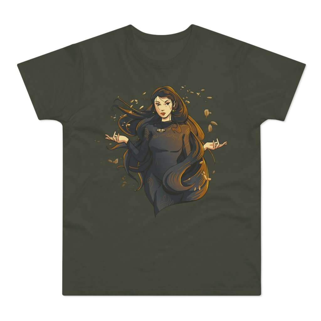 T-shirt med navnet: Freja, Witch Of The North | T-Shirt Med Tryk.