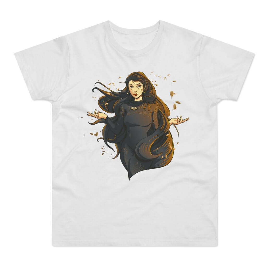 T-shirt med navnet: Freja, Witch Of The North | T-Shirt Med Tryk.