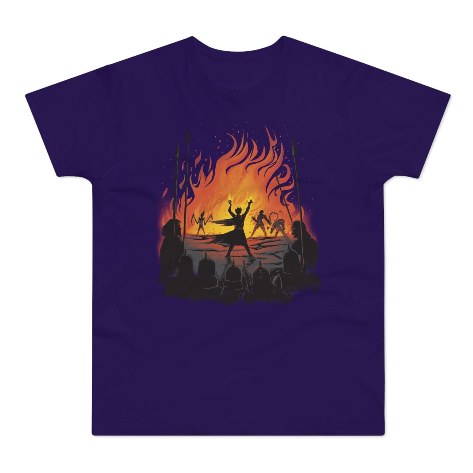 T-shirt med navnet: When Tranos Burnt The Whole Enemies Army | T-Shirt Med Tryk.