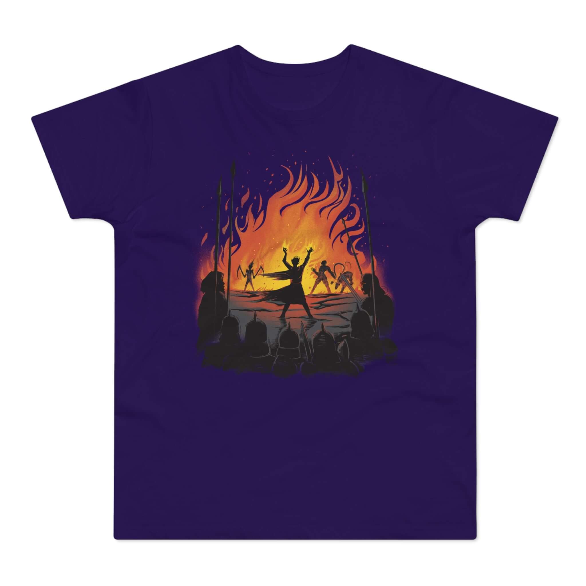 T-shirt med navnet: When Tranos Burnt The Whole Enemies Army | T-Shirt Med Tryk.