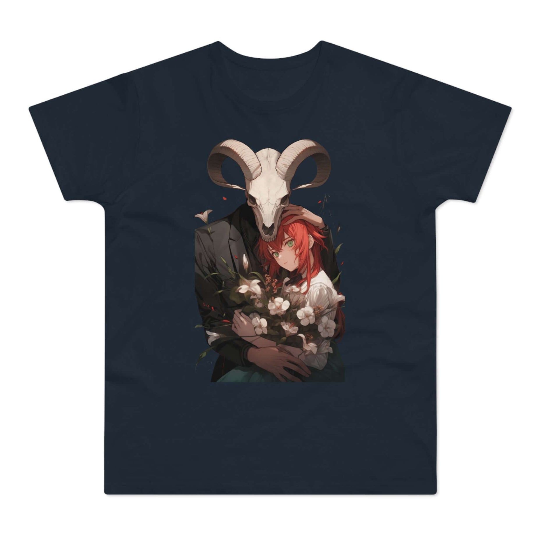 T-shirt med navnet: The Death And The Flowergirl | T-Shirt Med Tryk.