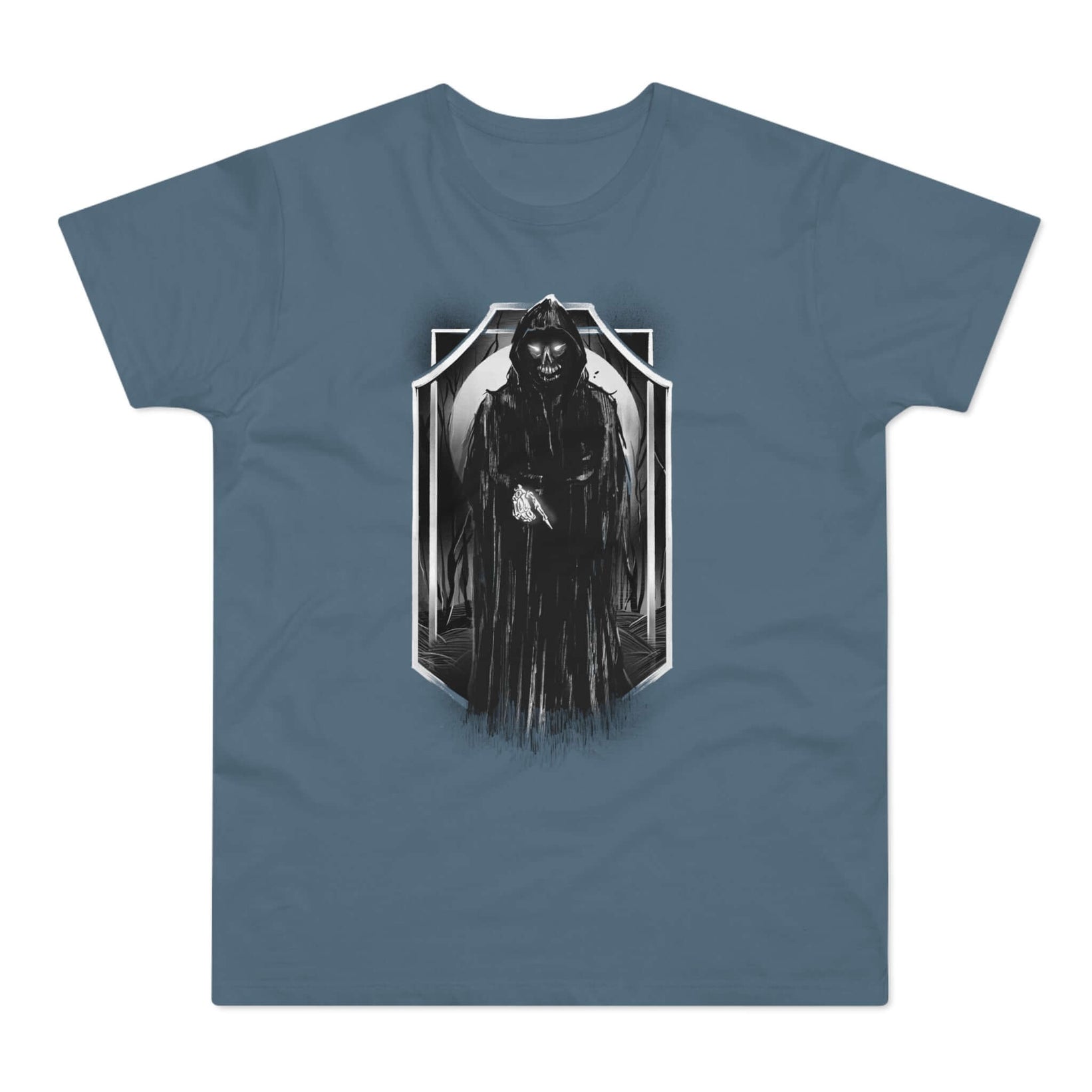 T-shirt med titlen: The Death Awaits You | T-Shirt Med Tryk.