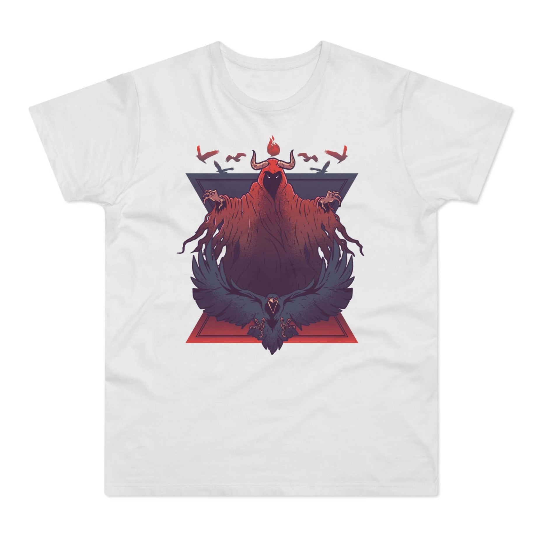 T-shirt med navnet: Korvarius, Dark Lord Of The Raven Army | T-Shirt Med Tryk.