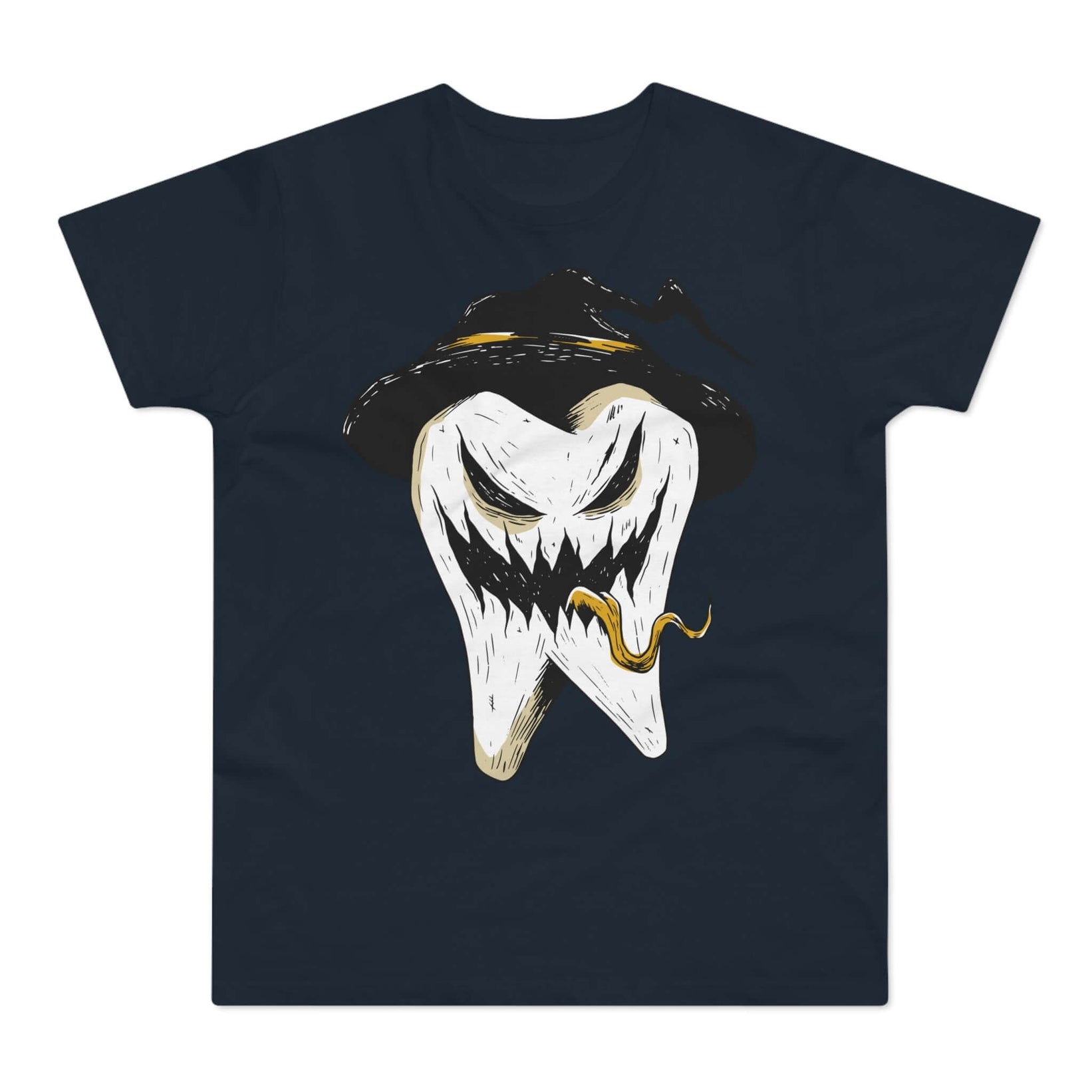 T-shirt med titlen: Hell, The Tooth Fairy Looks Unexpected! | T-Shirt Med Tryk.