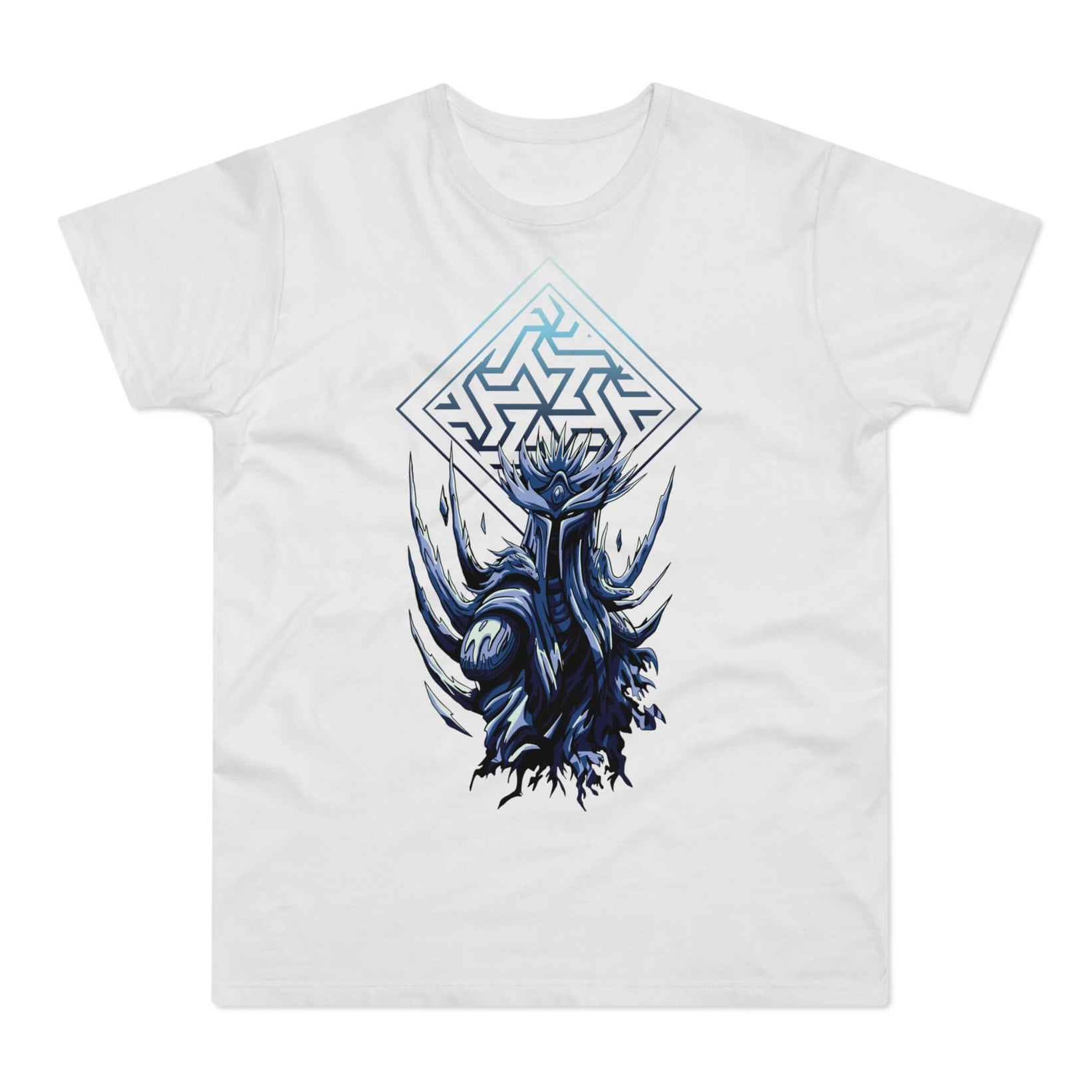 T-shirt med navnet: Kranor, The Dark Warrior King | T-Shirt Med Tryk.