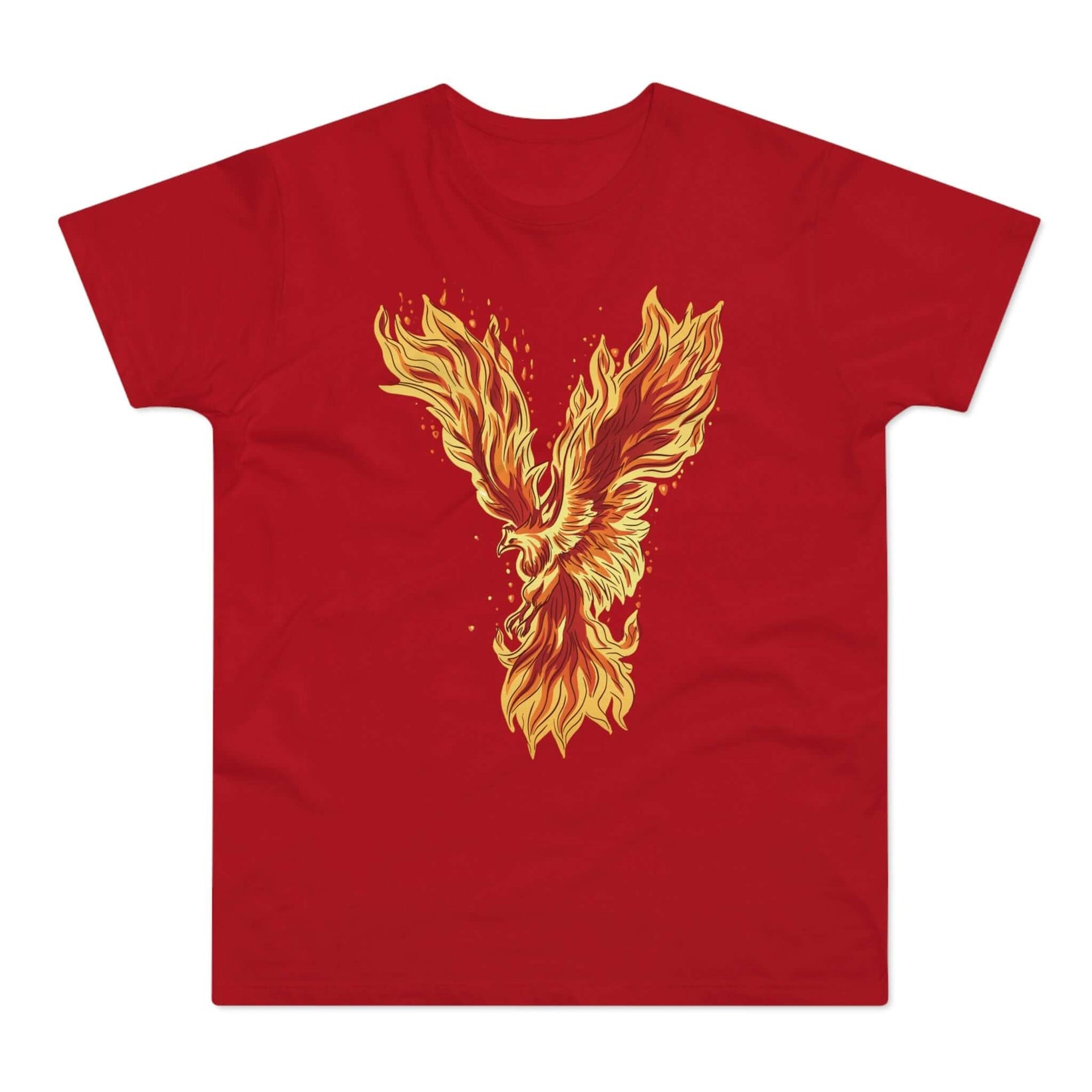 T-shirt med titlen: Redwing, The Legendary Phoenix | T-Shirt Med Tryk.
