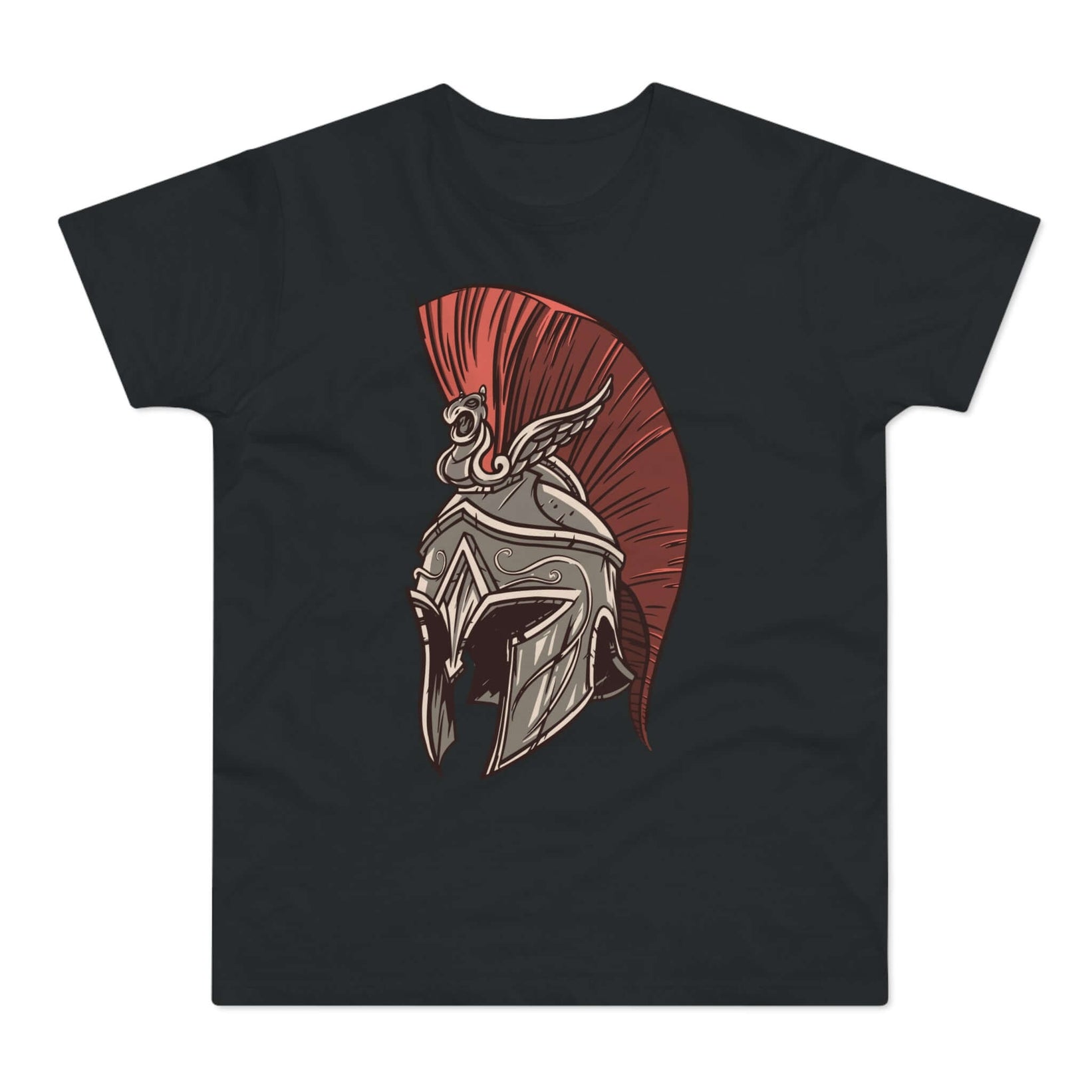 T-shirt med navnet: The Helmet Of Hephairos, Spartian Legend | T-Shirt Med Tryk.