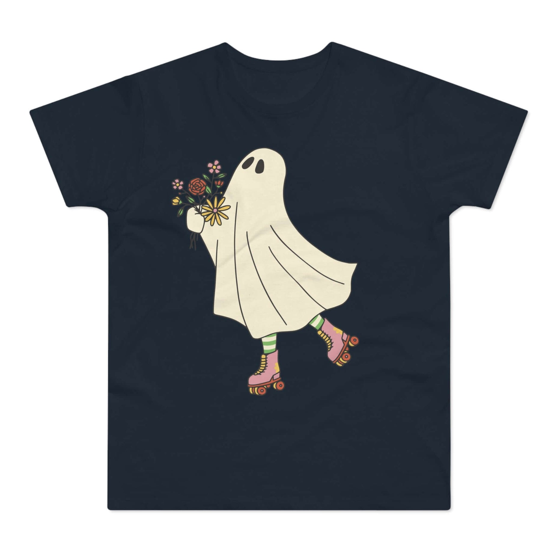 T-shirt med navnet: Spooky Sweet Rolling Love | T-Shirt Med Tryk.