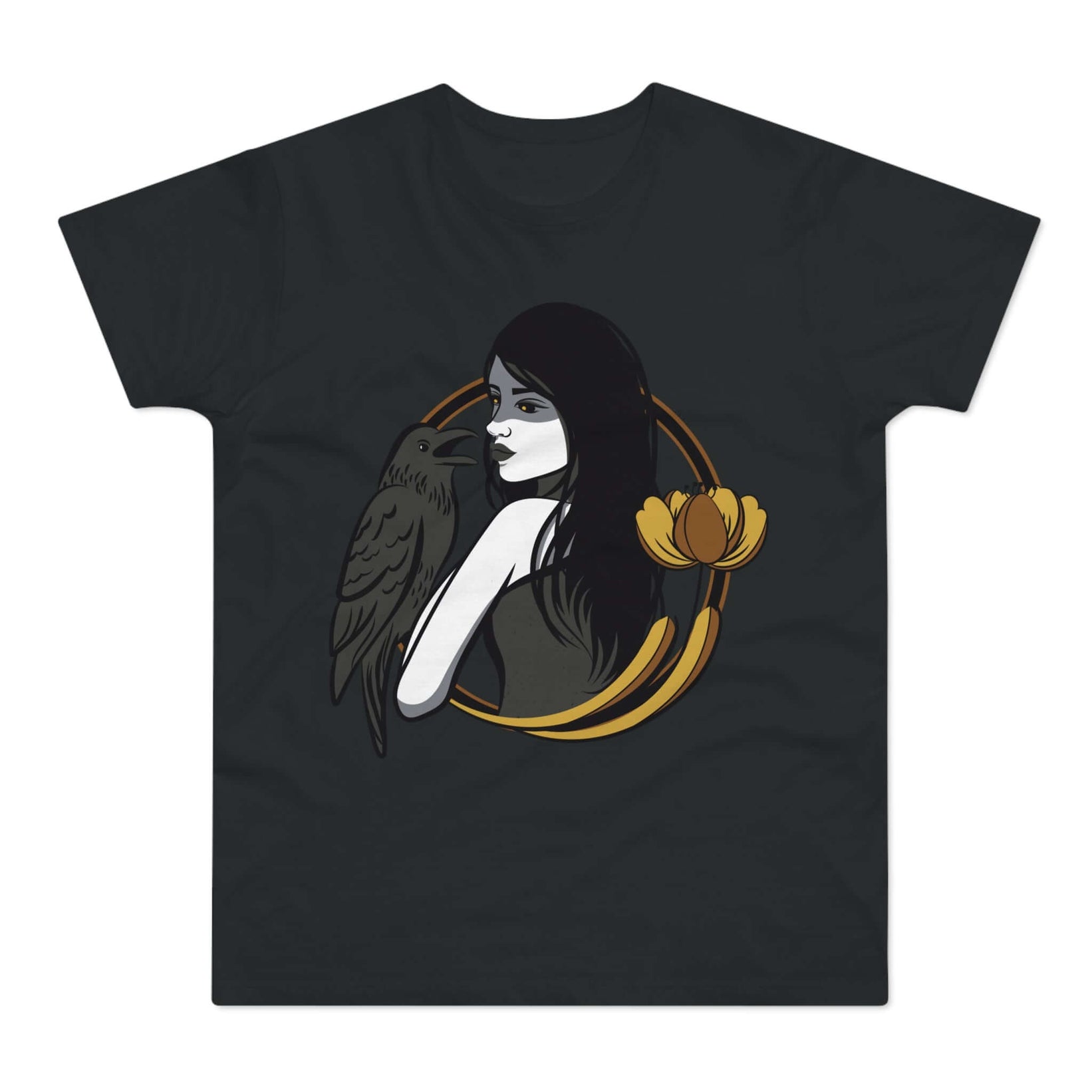 T-shirt med navnet: Morgania, The Dark Witch | T-Shirt Med Tryk.