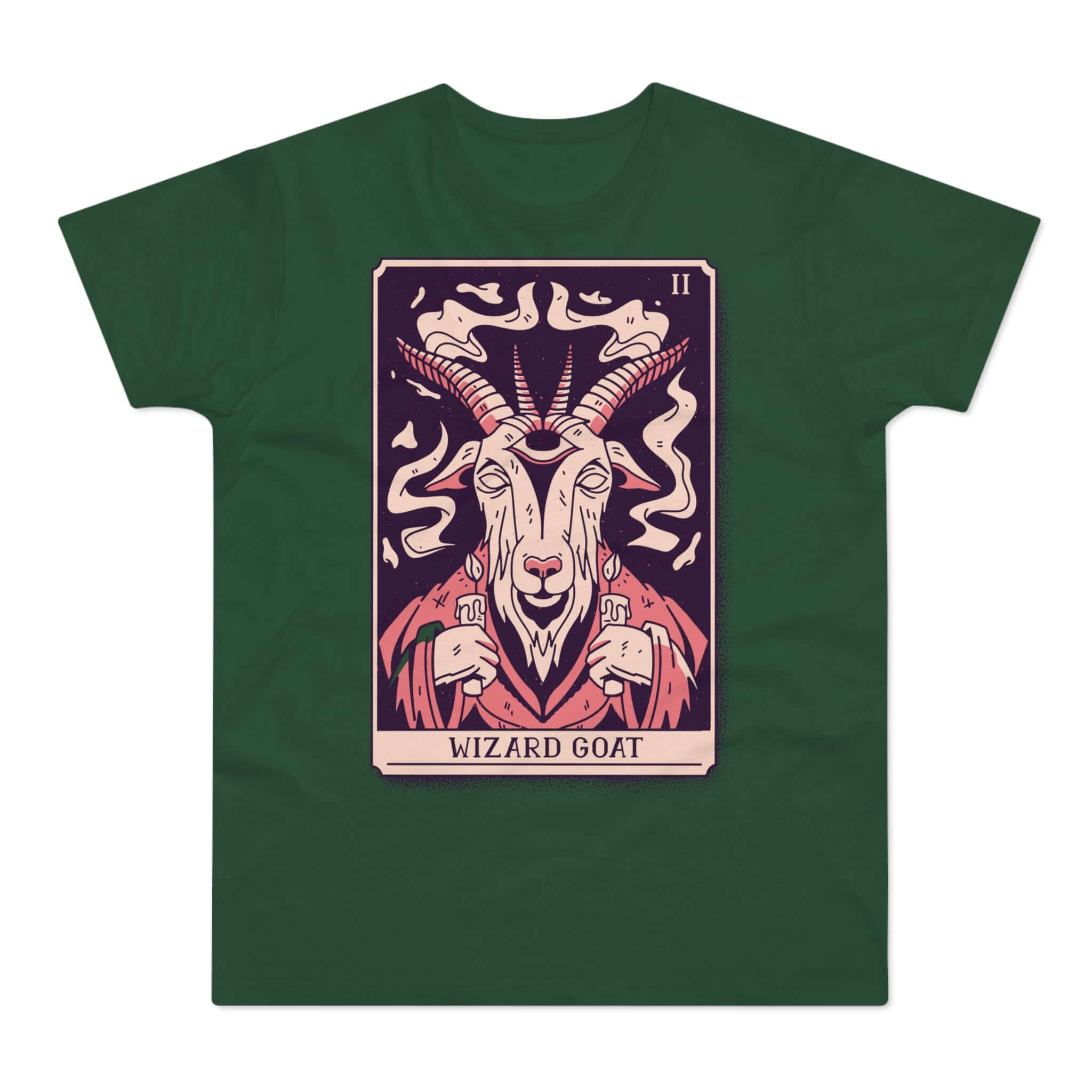 T-shirt med navnet: Mehzenor, Master Wizard Of The Goats | T-Shirt Med Tryk.