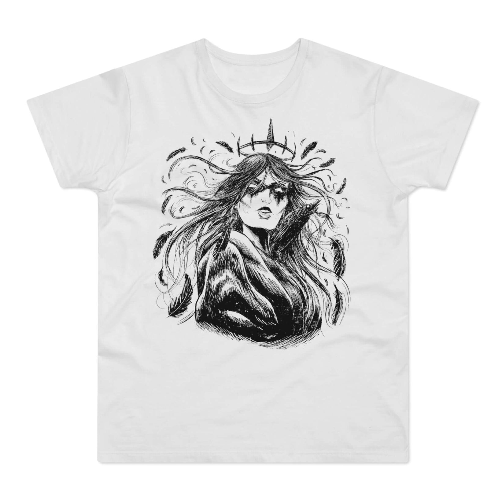 T-shirt med navnet: Morrigan Appears | T-Shirt Med Tryk.