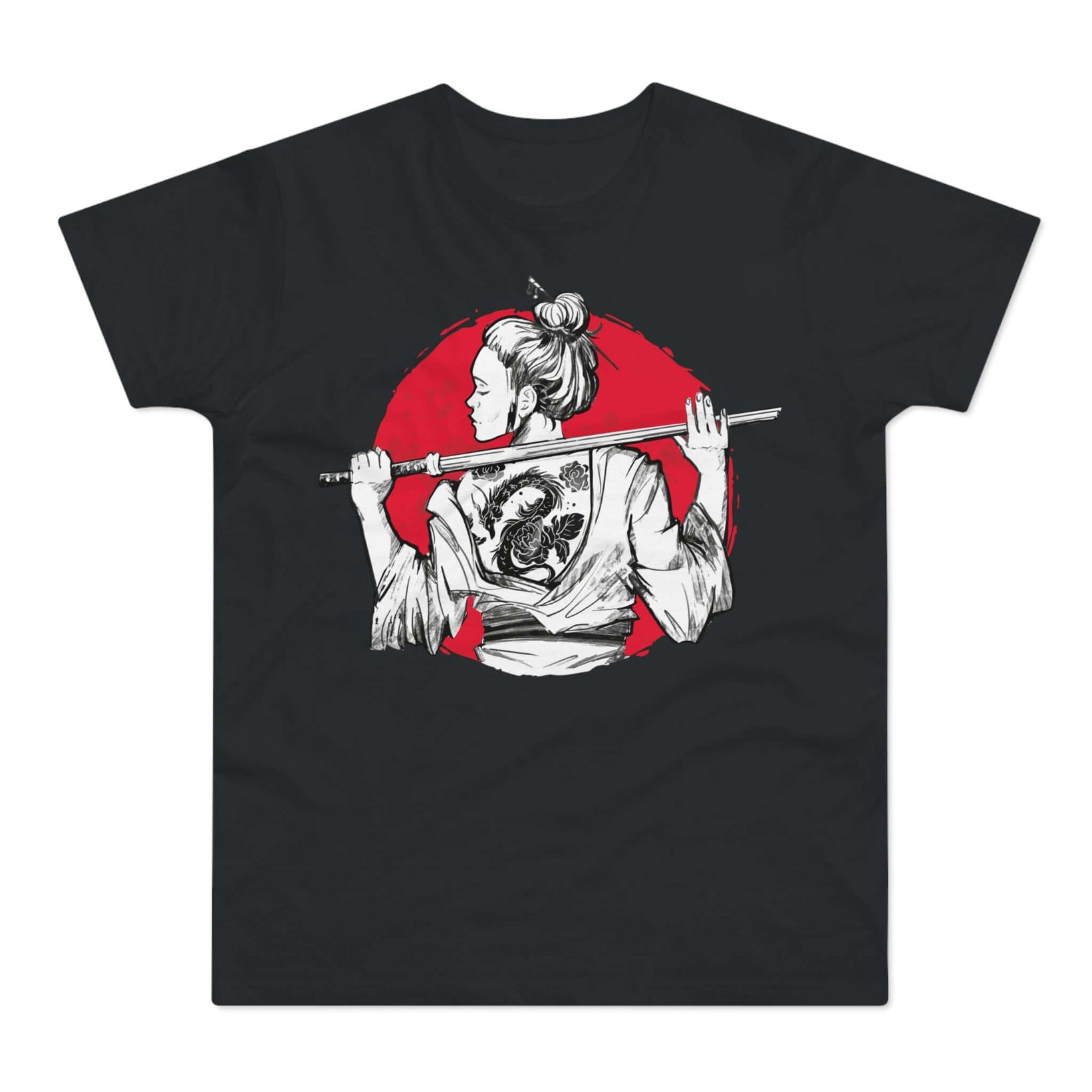 T-shirt med navnet: Haruka, The Beautiful and Deadly Assassin | T-Shirt Med Tryk.