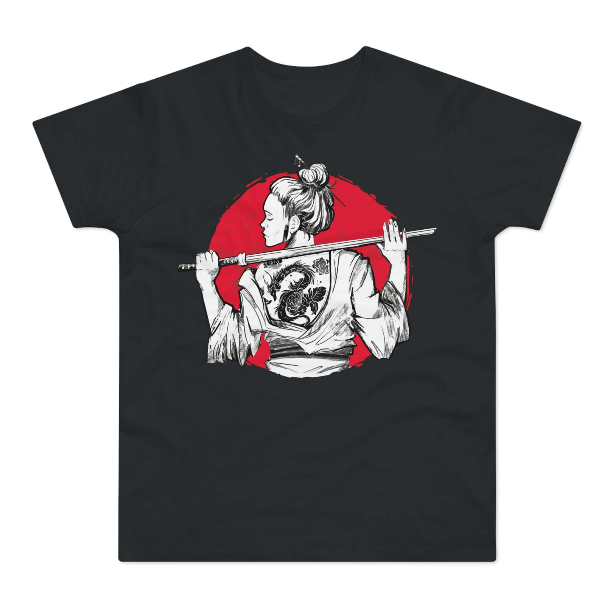 T-shirt med navnet: Haruka, The Beautiful and Deadly Assassin | T-Shirt Med Tryk.