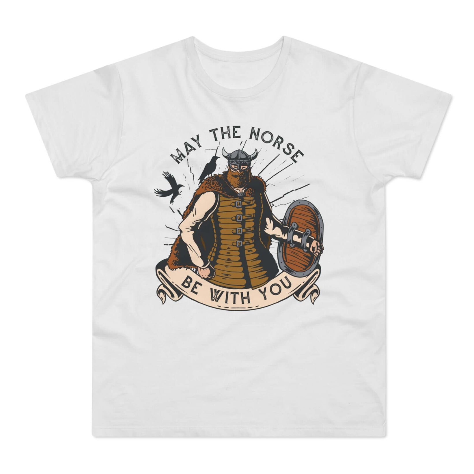 T-shirt med titlen: May The Norse Be With You | T-Shirt Med Tryk.