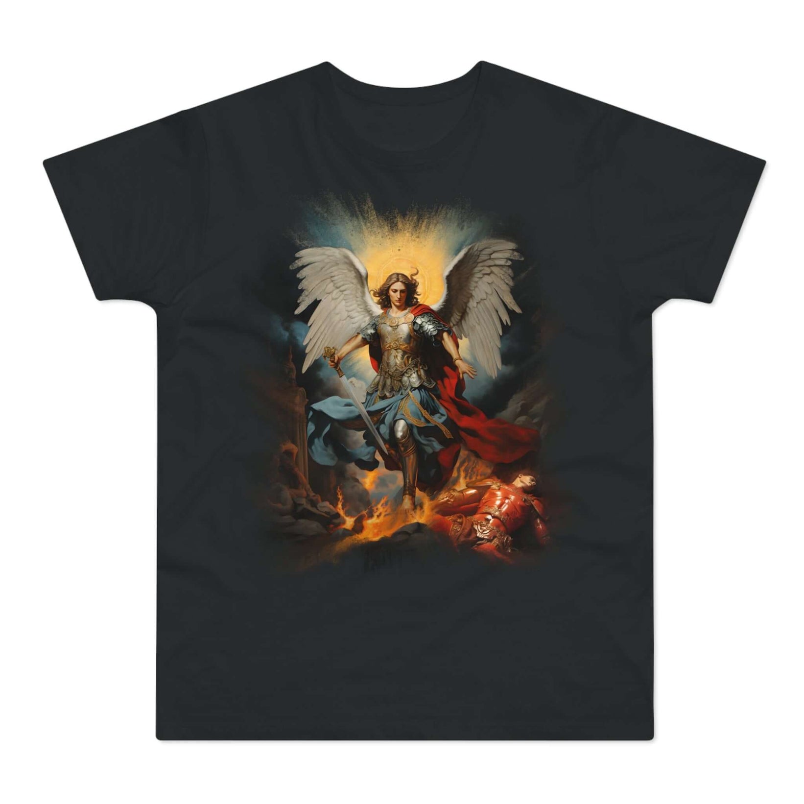 T-shirt med navnet: The Victory Of The Archangel Zeferiel | T-Shirt Med Tryk.