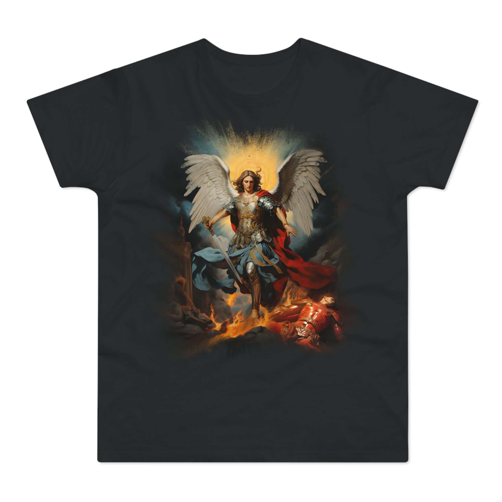 T-shirt med navnet: The Victory Of The Archangel Zeferiel | T-Shirt Med Tryk.