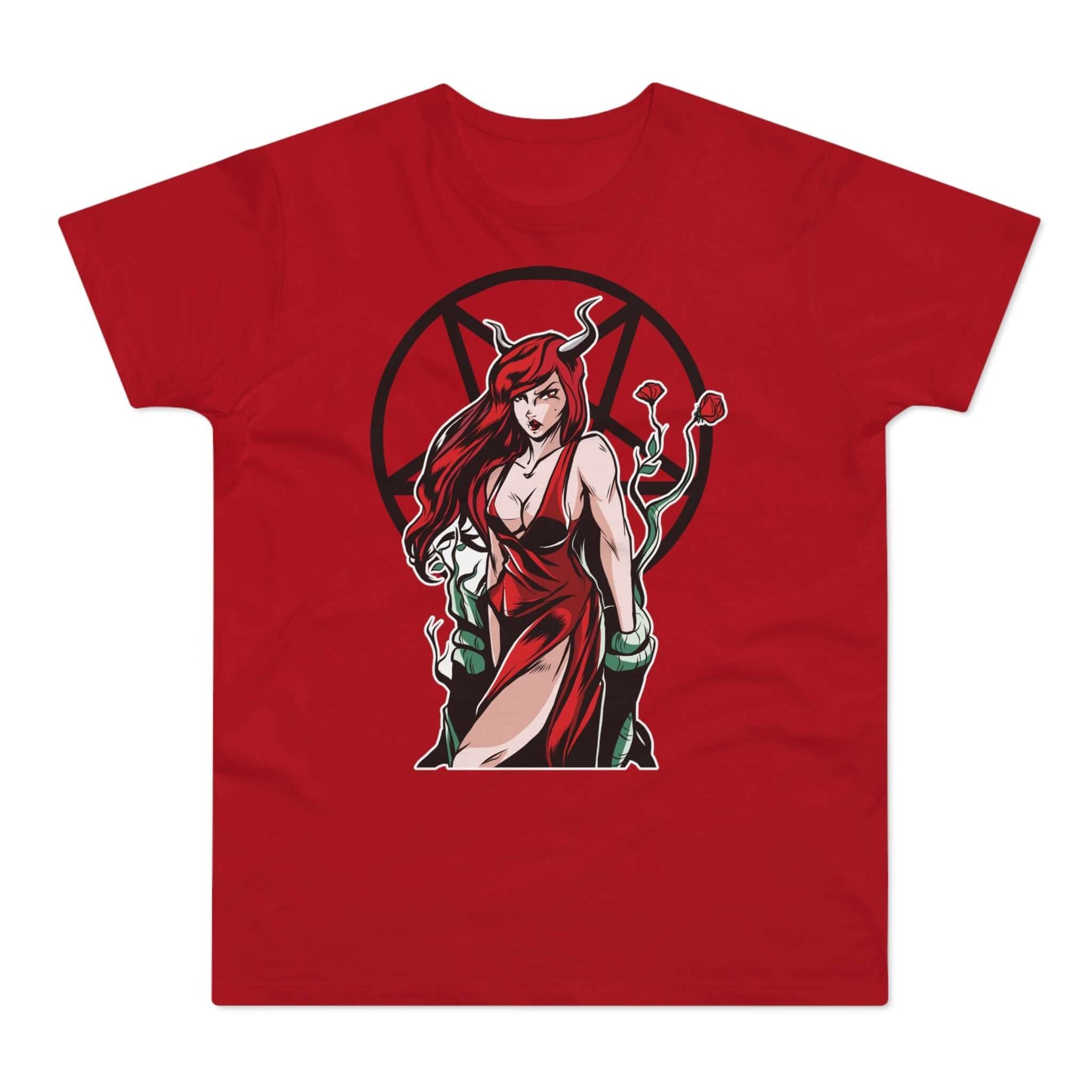 T-shirt med navnet: Lilith Is Coming For You... | T-Shirt Med Tryk.