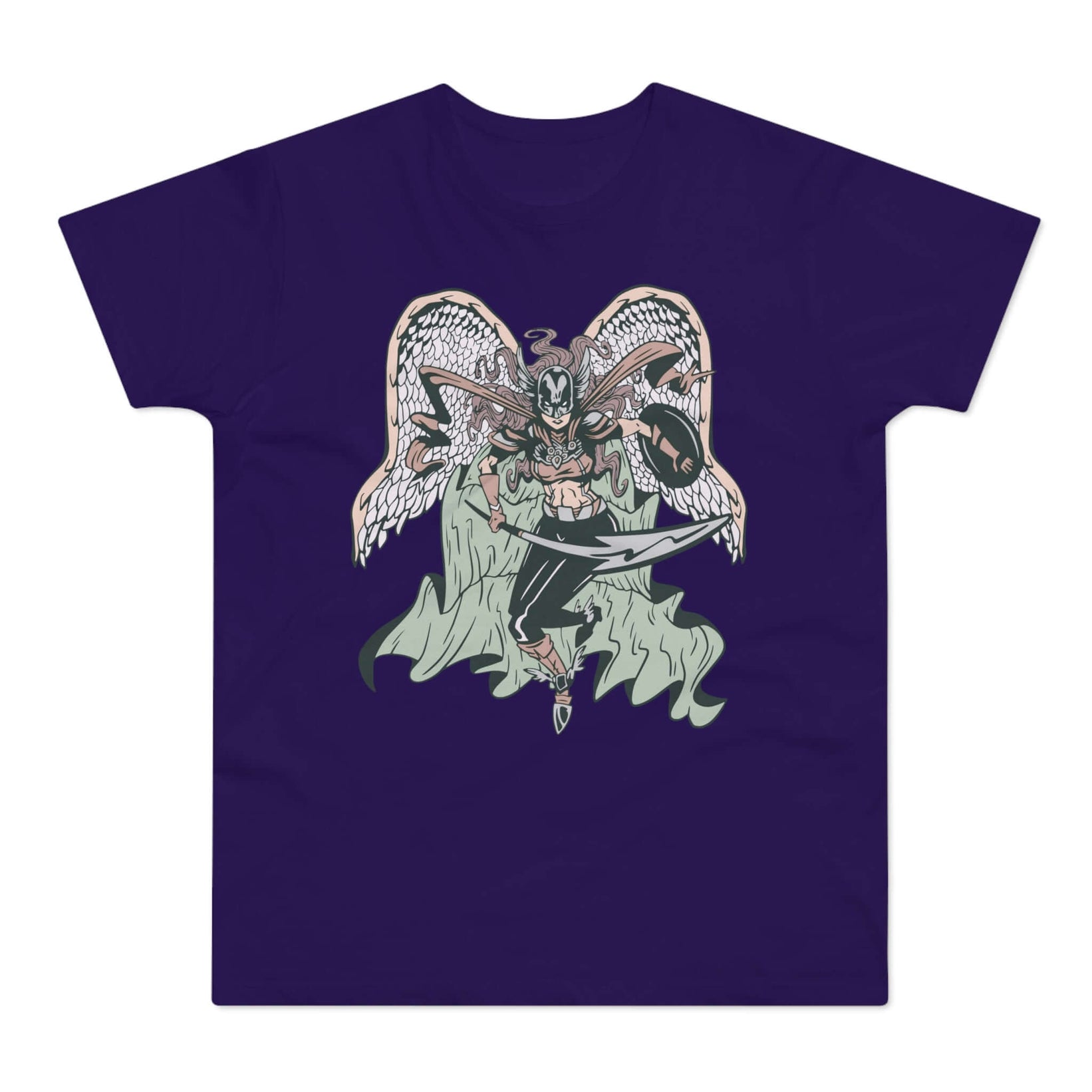 T-shirt med navnet: Zendira, Avenging Valkyrie | T-Shirt Med Tryk.